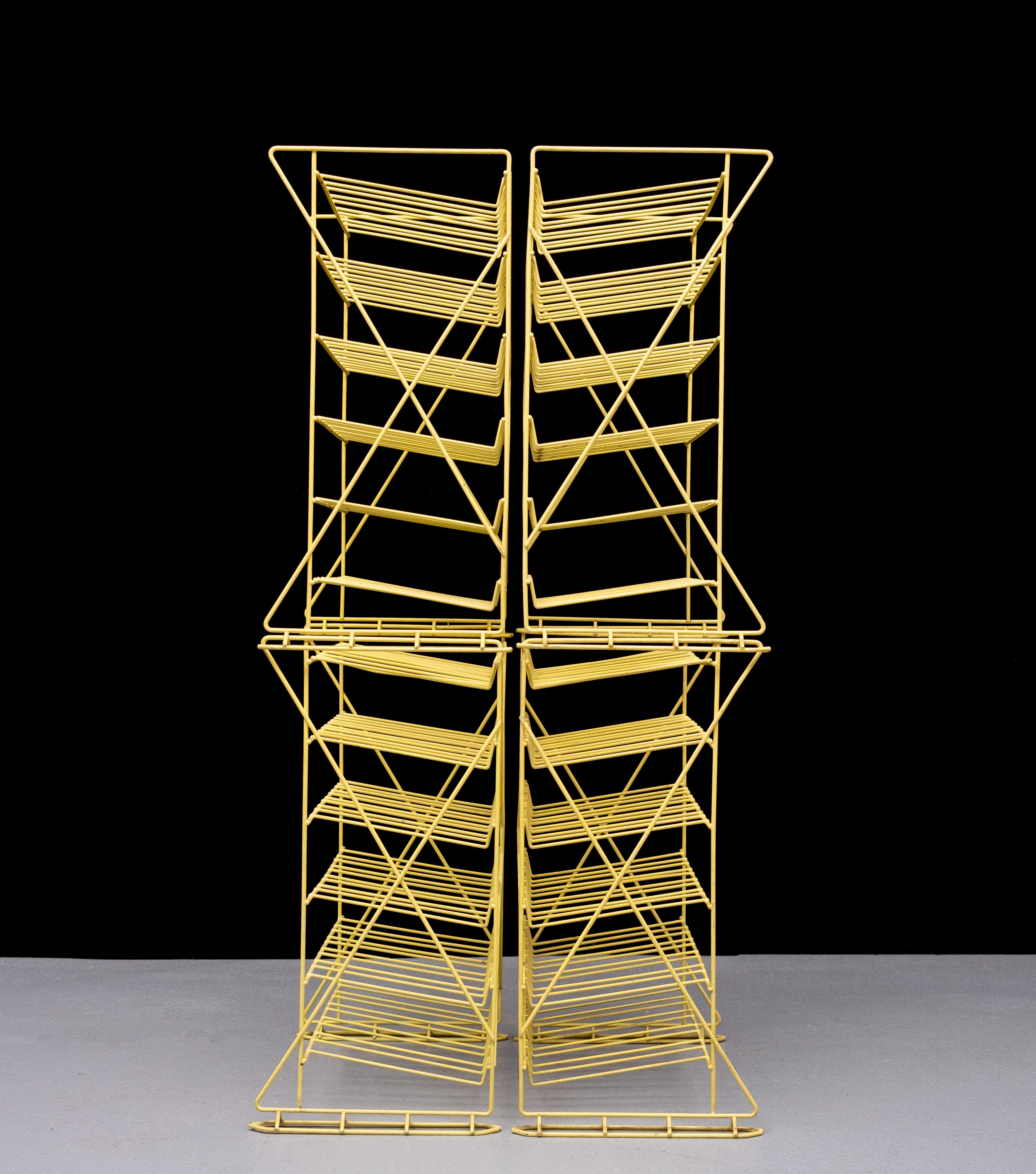 4 free standing wine racks, stack able  1970s For Sale 1
