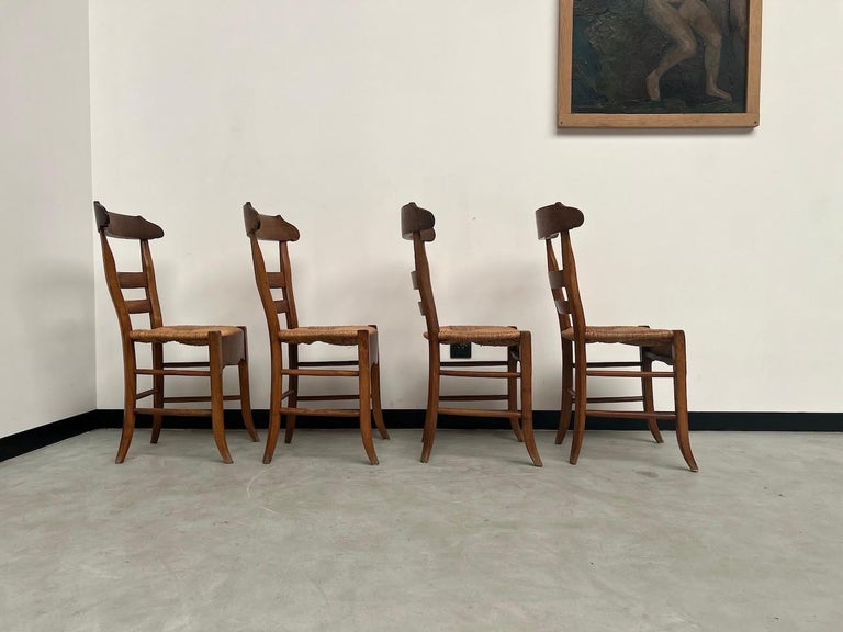 sedie francesi in paglia rustica in vendita su 1stDibs Italia