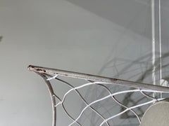 4 french wrought iron chauffeuses circa 1940