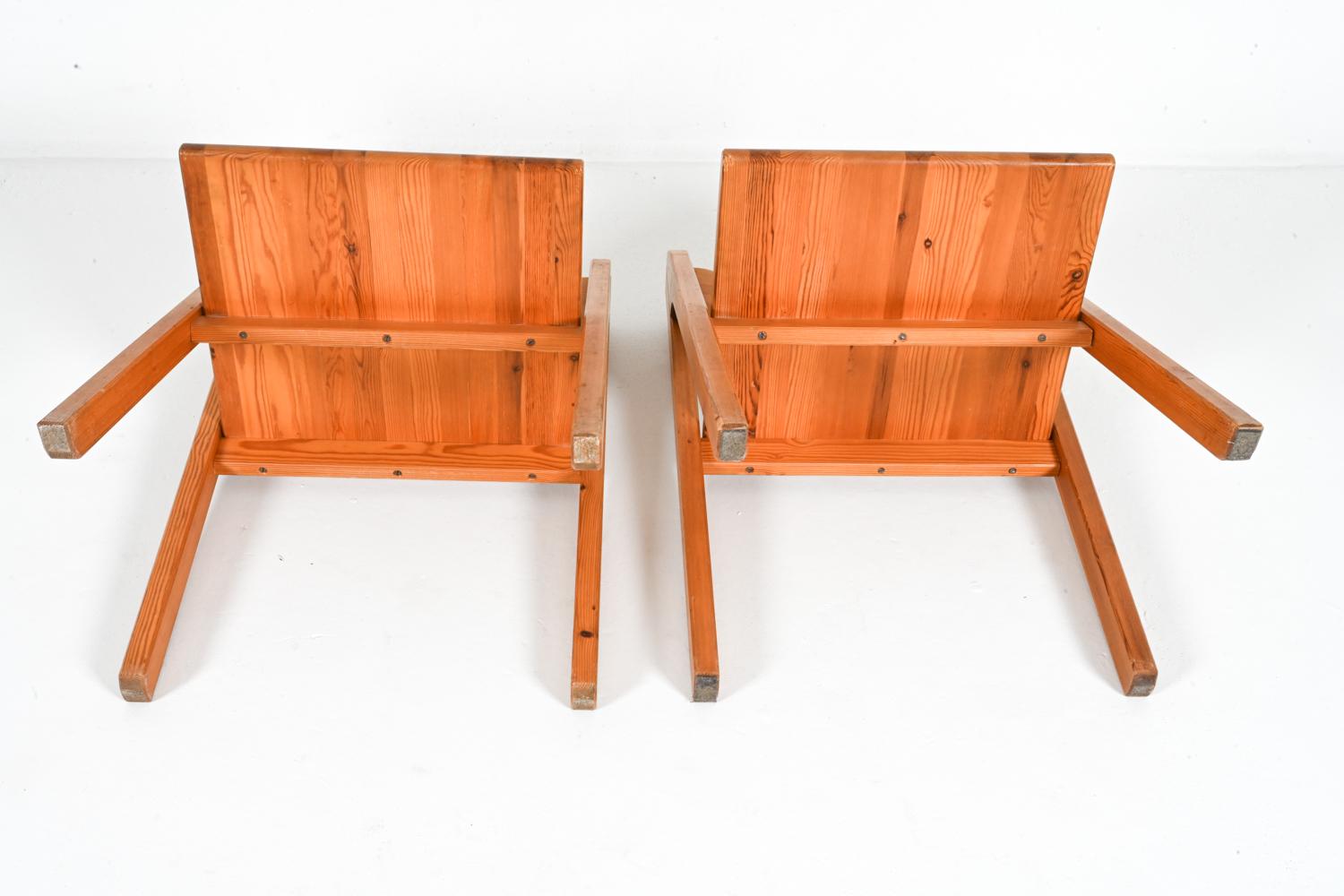 (4) 'Frykat' Pine Dining Chairs by Nissen & Gehl, Circa 1970's For Sale 10