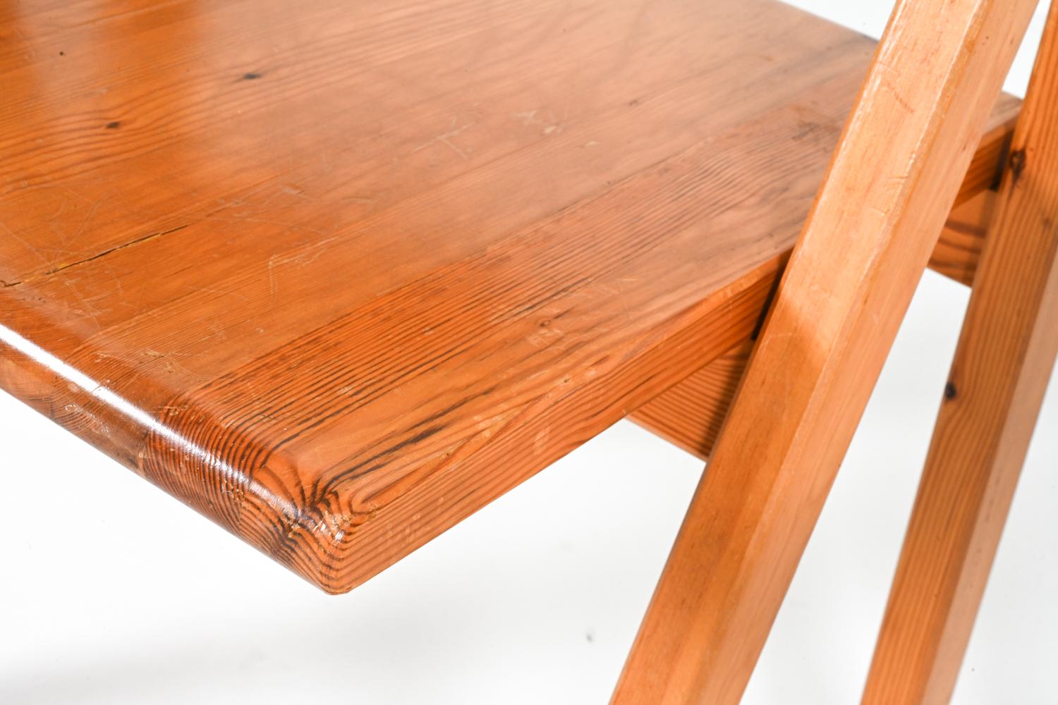 (4) 'Frykat' Pine Dining Chairs by Nissen & Gehl, Circa 1970's For Sale 3