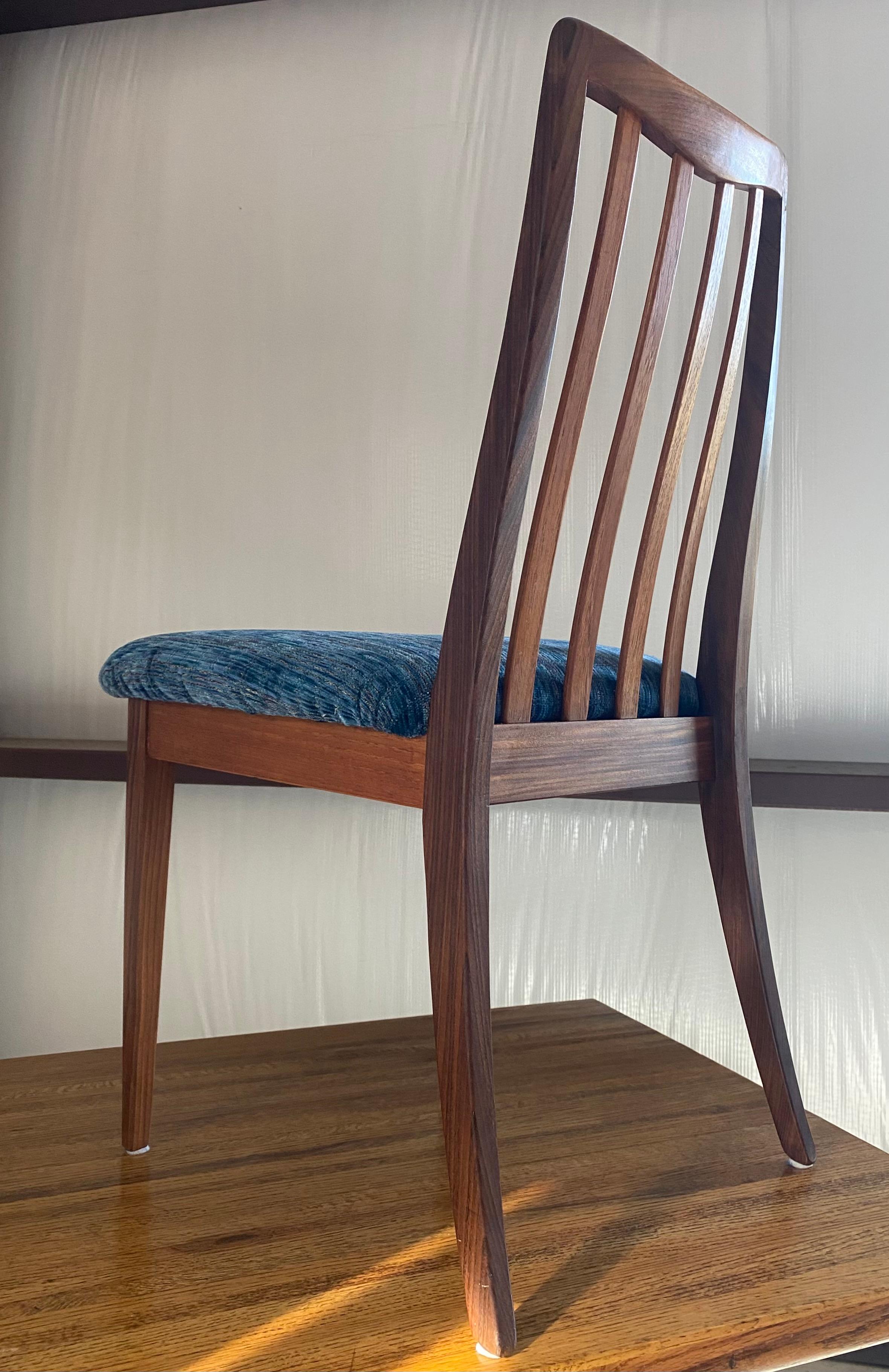 (4) Chaises de salle à manger en teck G-Plan + table en Oak en vente 11
