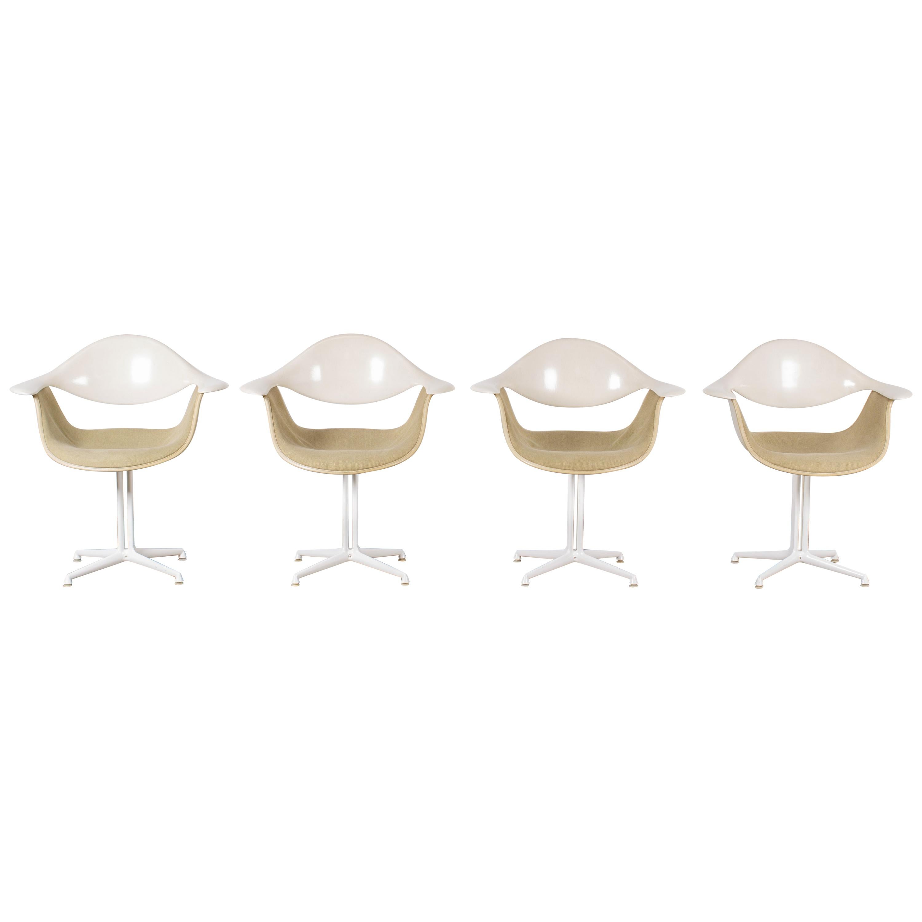 4 George Nelson & Charles Eames DAF Chairs for Herman Miller