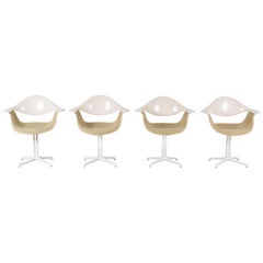 4 chaises DAF de George Nelson & Charles Eames pour Herman Miller