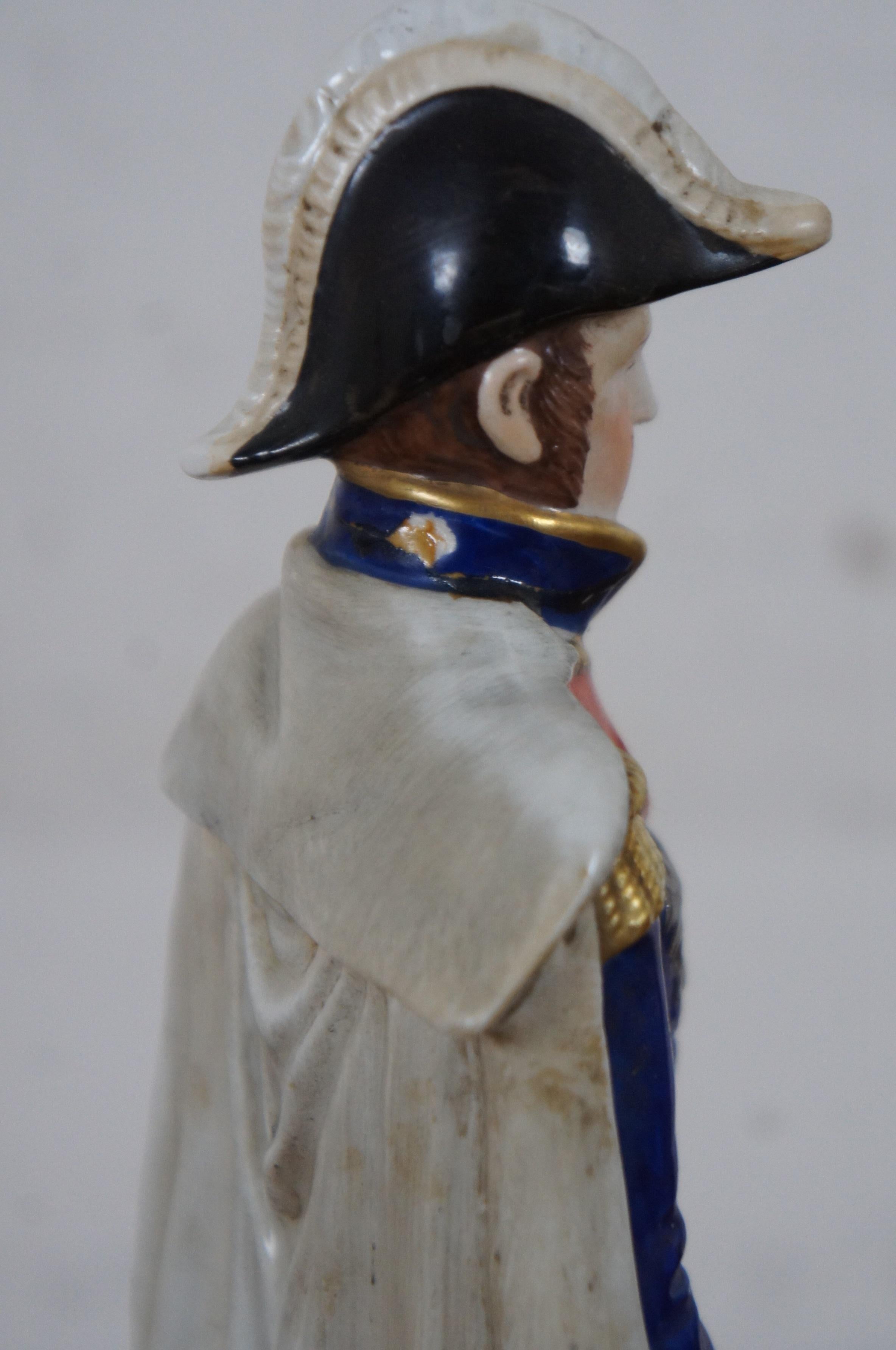 4 German Scheibe-Alsbach KPM Porcelain Napoleonic French Military Figures 3