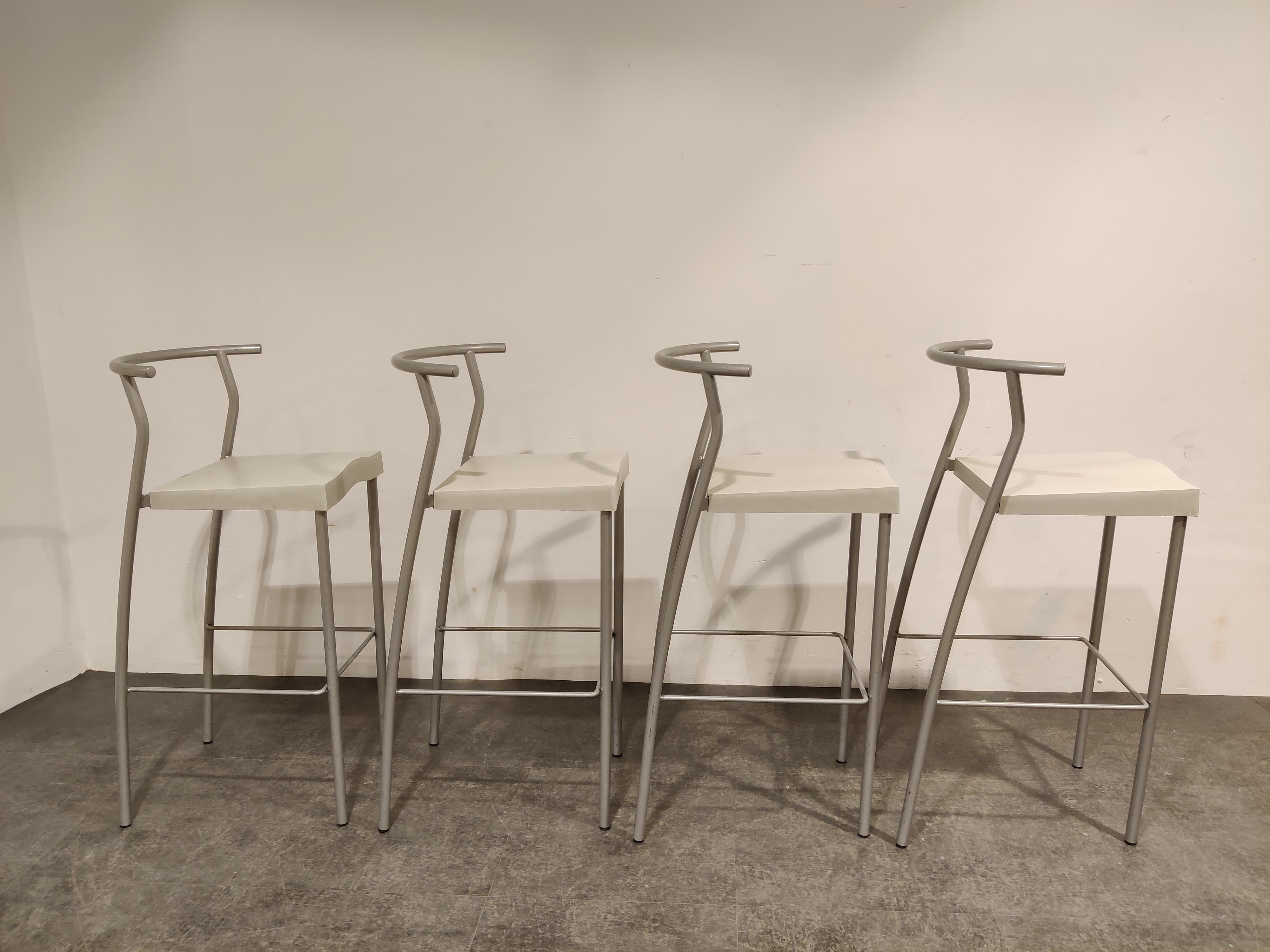 Late 20th Century 4 High Stools 