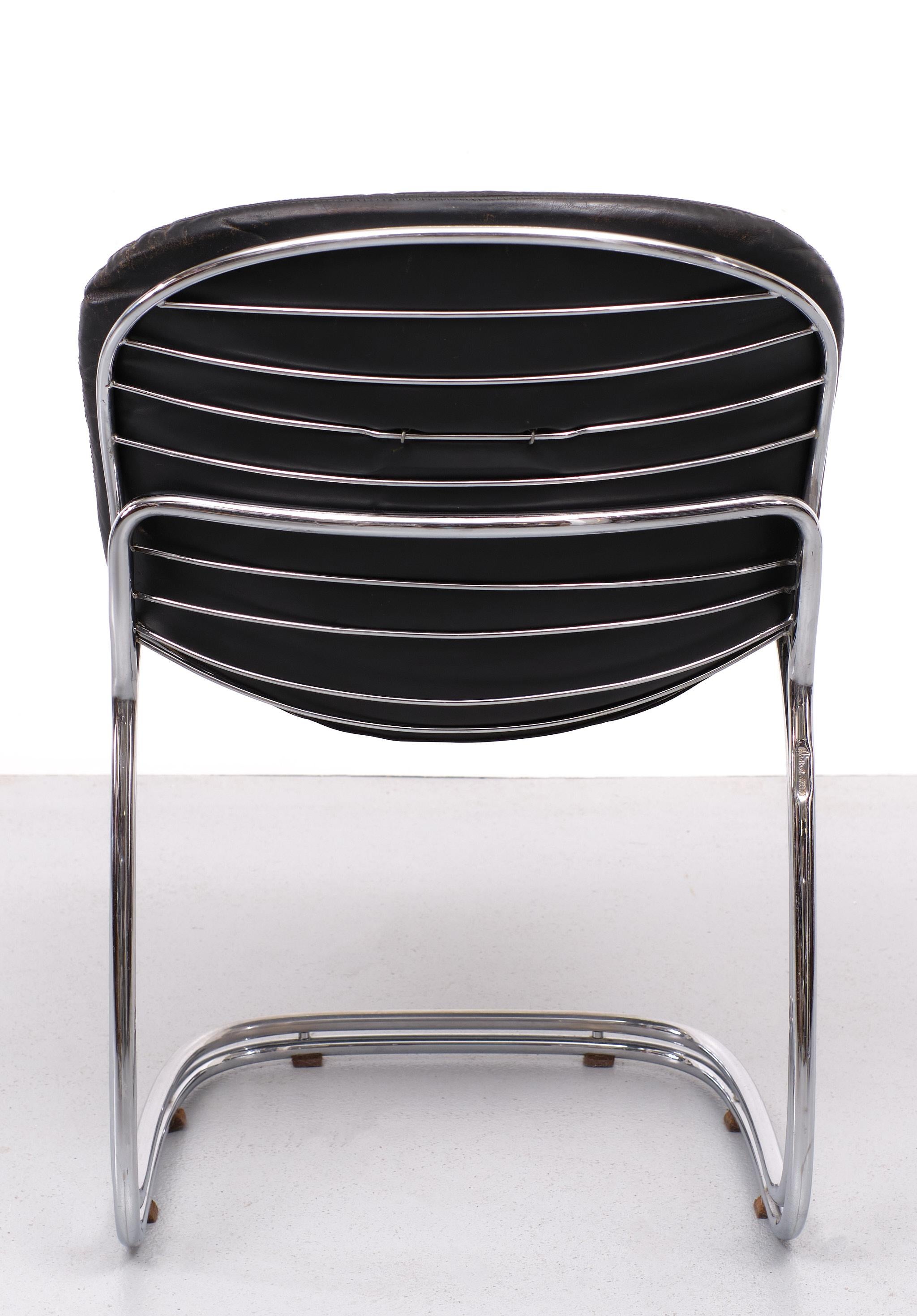 4 Iconic Italian Sabrina Chairs by Gastone Rinaldi for RIMA, 1970s  11