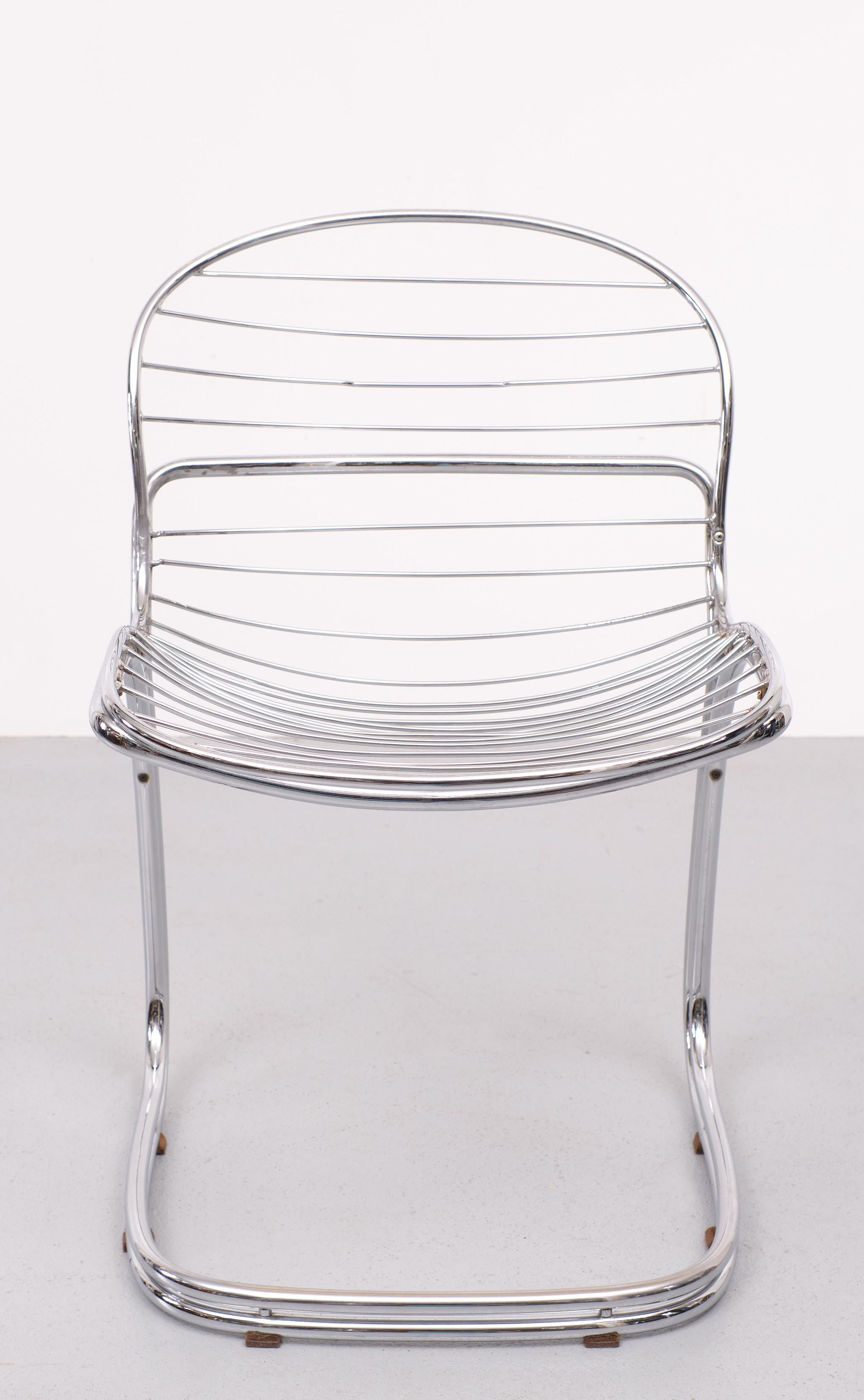 4 Iconic Italian Sabrina Chairs by Gastone Rinaldi for RIMA, 1970s  12