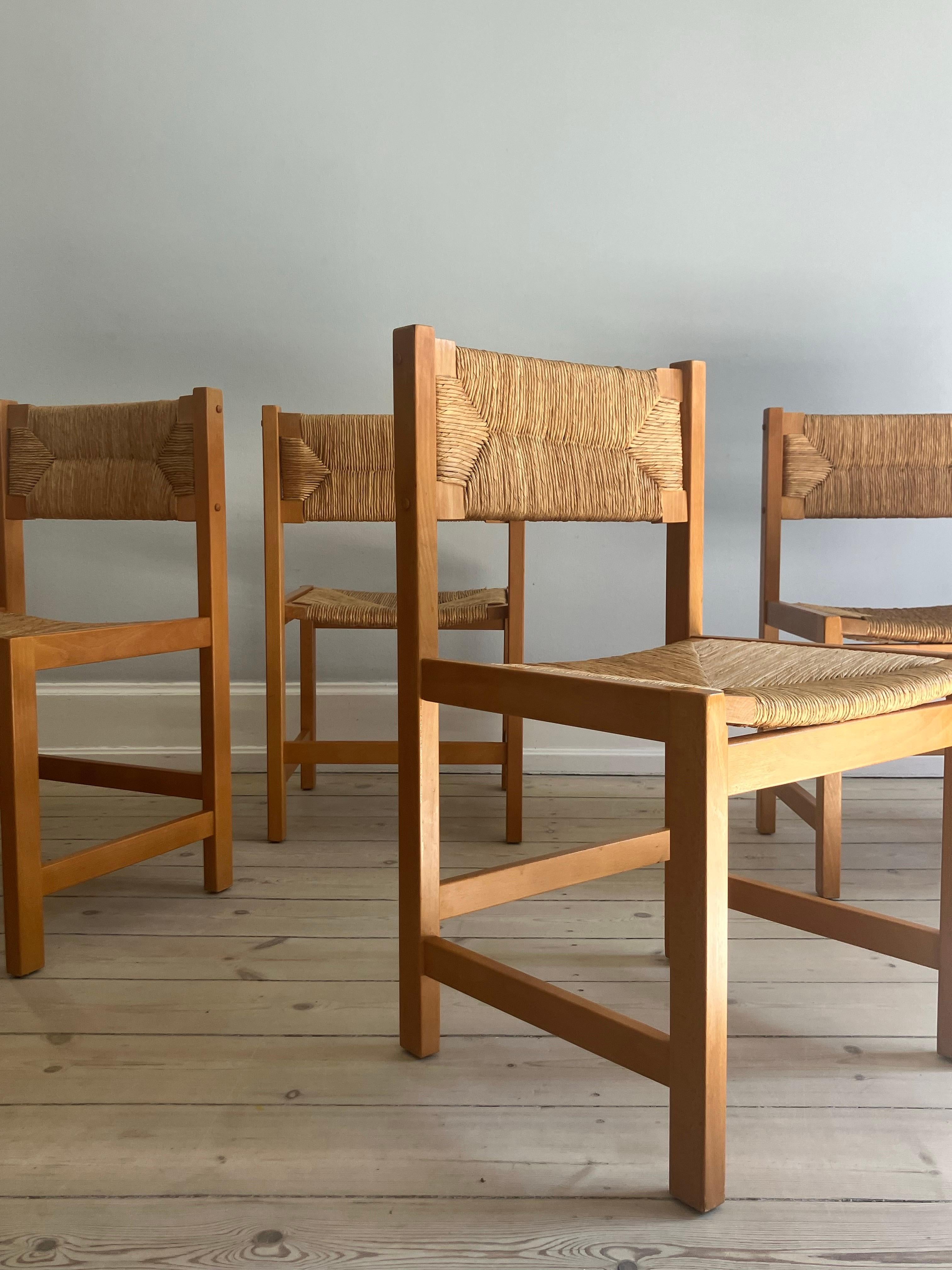 4 chaises de salle à manger italiennes en vente 2