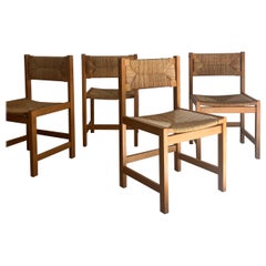 4 chaises de salle à manger italiennes