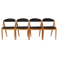4 Kai Kristiansen Chairs 1960s - Model 31, Retro Oak