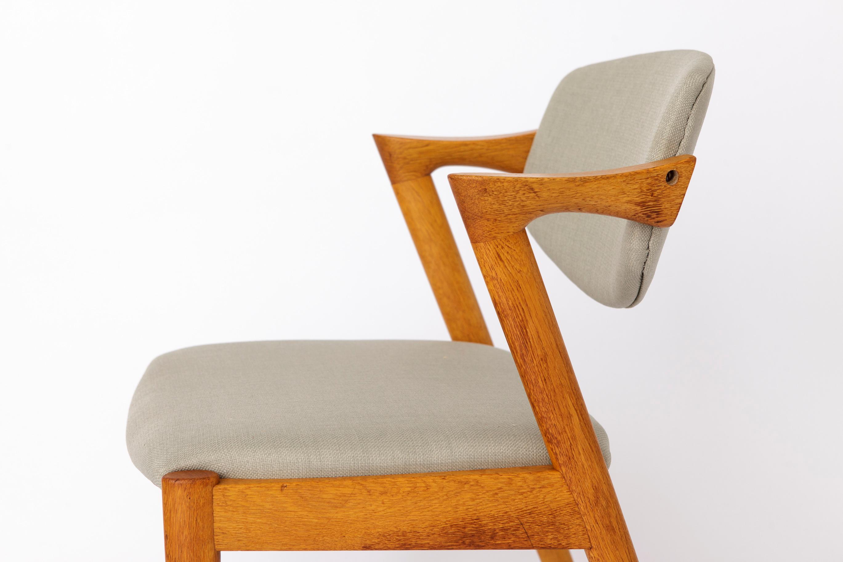 4 Kai Kristiansen Stühle - Modell #42 - 1960er Jahre, für Schou Andersen Møbelfabrik im Zustand „Gut“ im Angebot in Hannover, DE