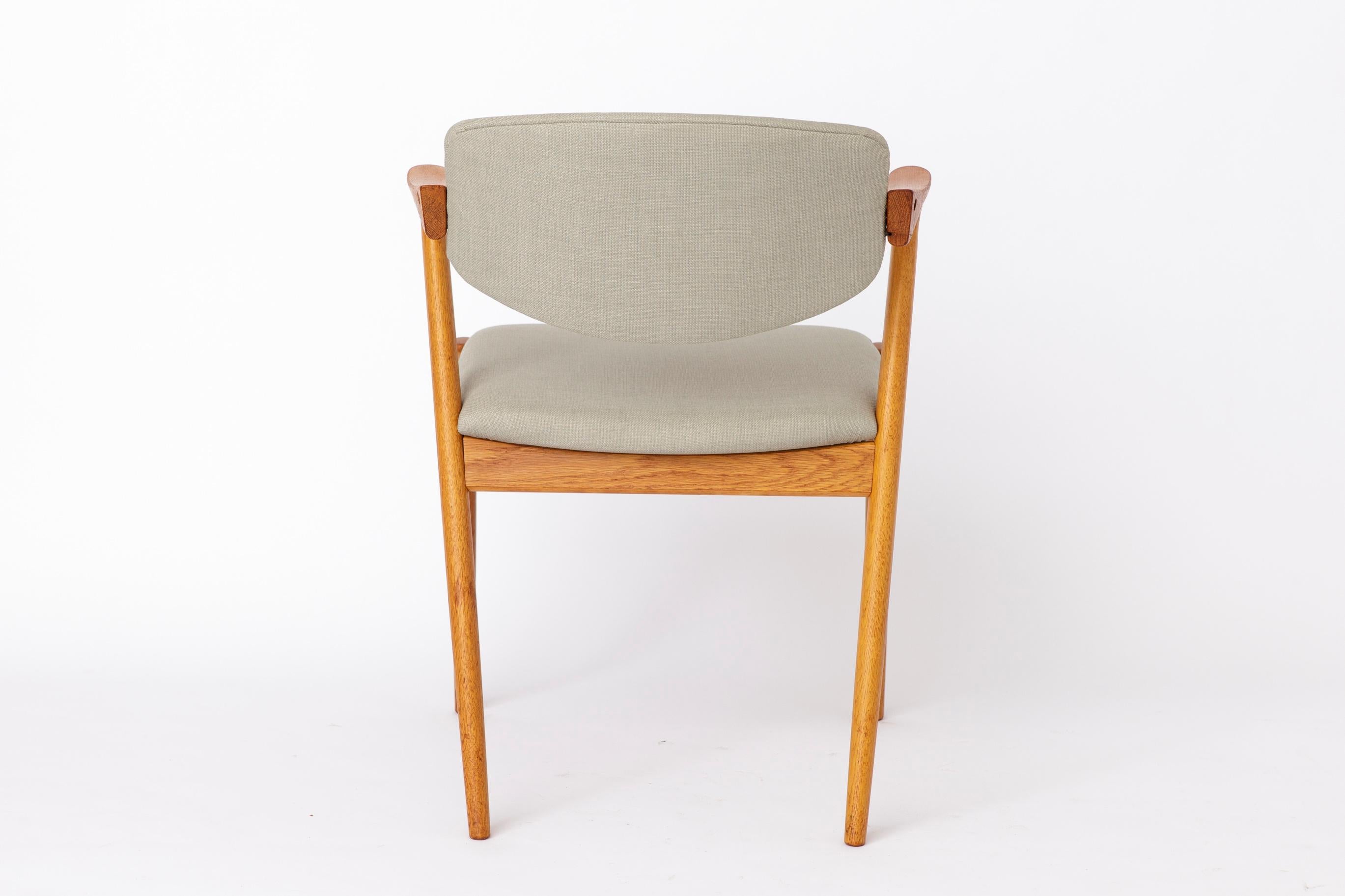 4 Kai Kristiansen Stühle - Modell #42 - 1960er Jahre, für Schou Andersen Møbelfabrik (Teakholz) im Angebot