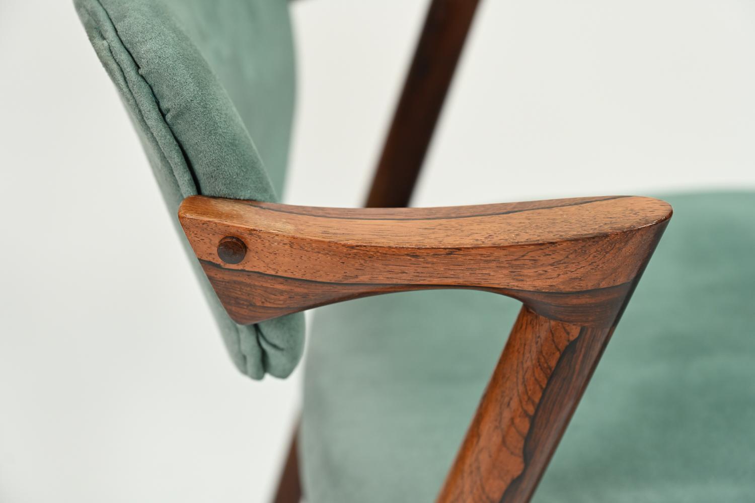 '4' Kai Kristiansen Danish Mid-Century Rosewood Model 42 Dining Chairs 8