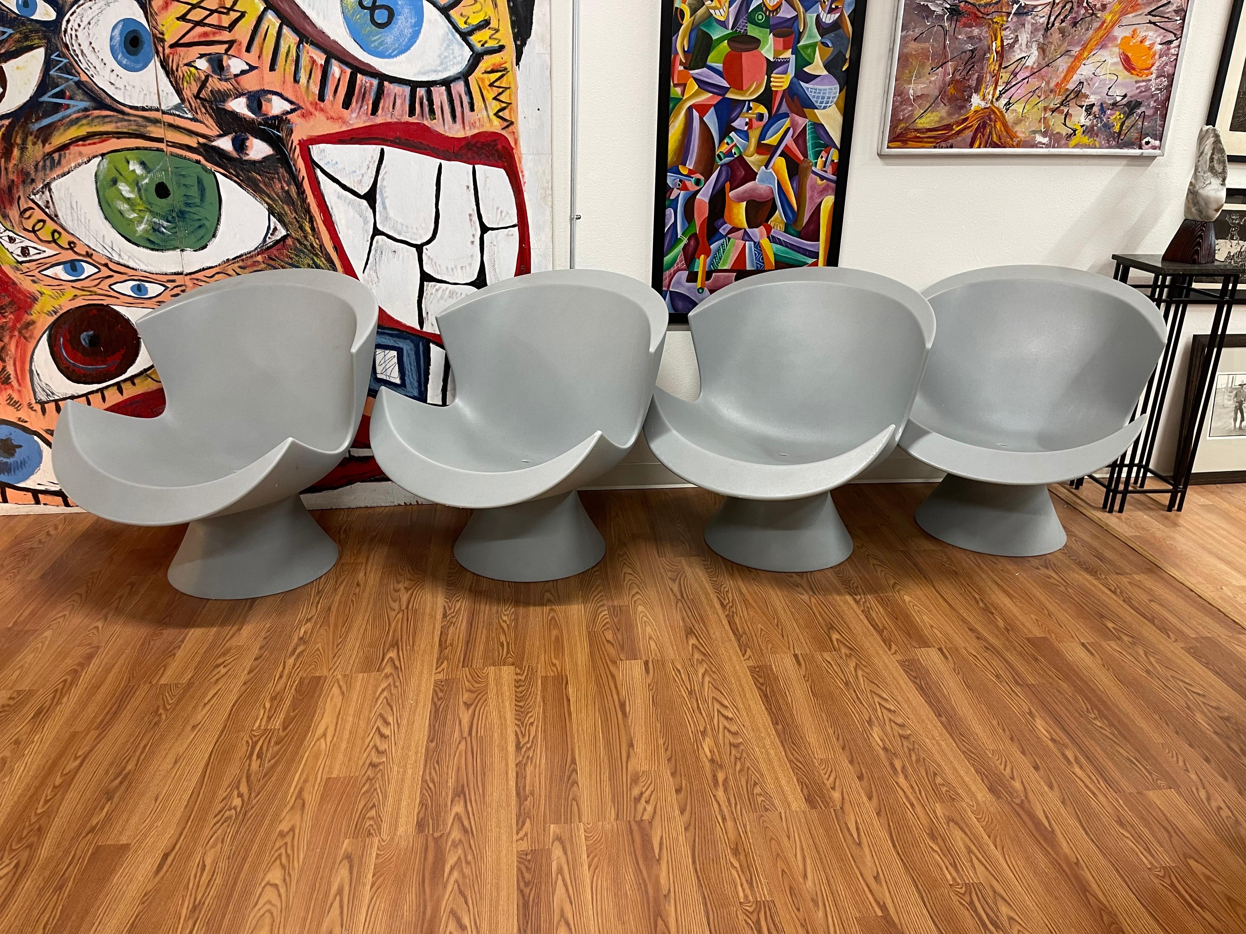 4 Karim Rashid Chairs for Label For Sale 3