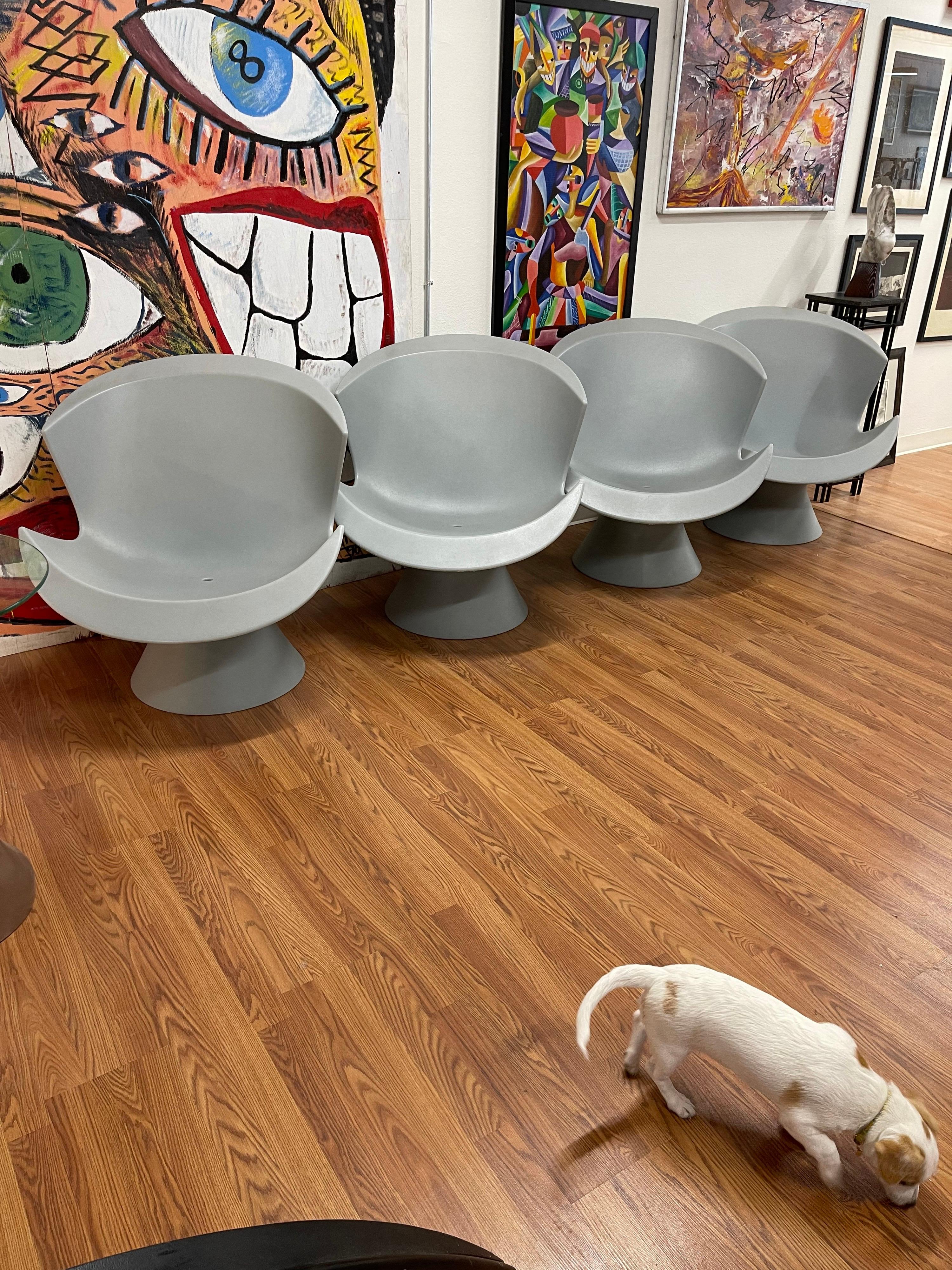4 Karim Rashid Chairs for Label 4