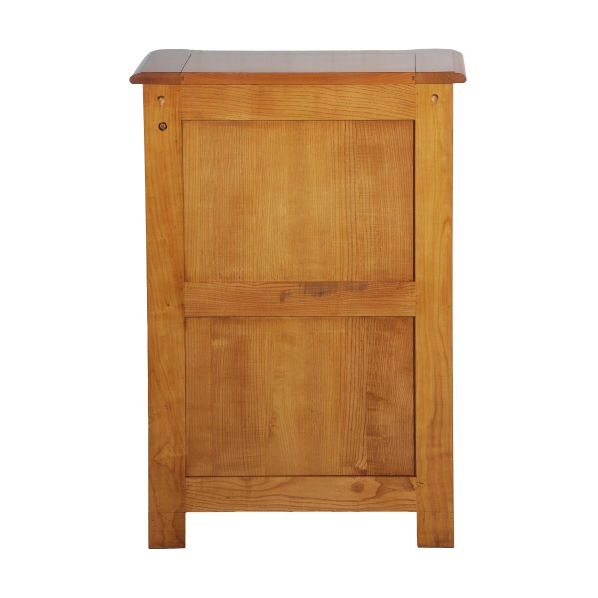 4-lacquered drawer French Chiffonier in solid cherry wood For Sale 5
