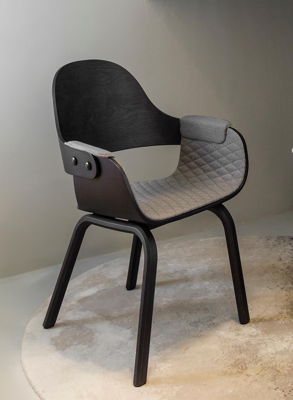 Spanish Showtime chair by Jaime Hayon contemporary office or dining chair black stained For Sale