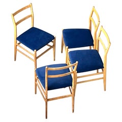 4 Leggera Mid Century Dining Chair by Gio Ponti for Cassina