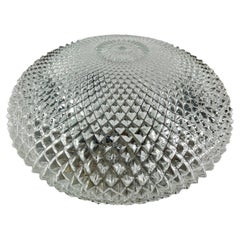 4-Light Ceiling Lamp in Murano "Rostrato" Glass Attributed to Barovier & Toso