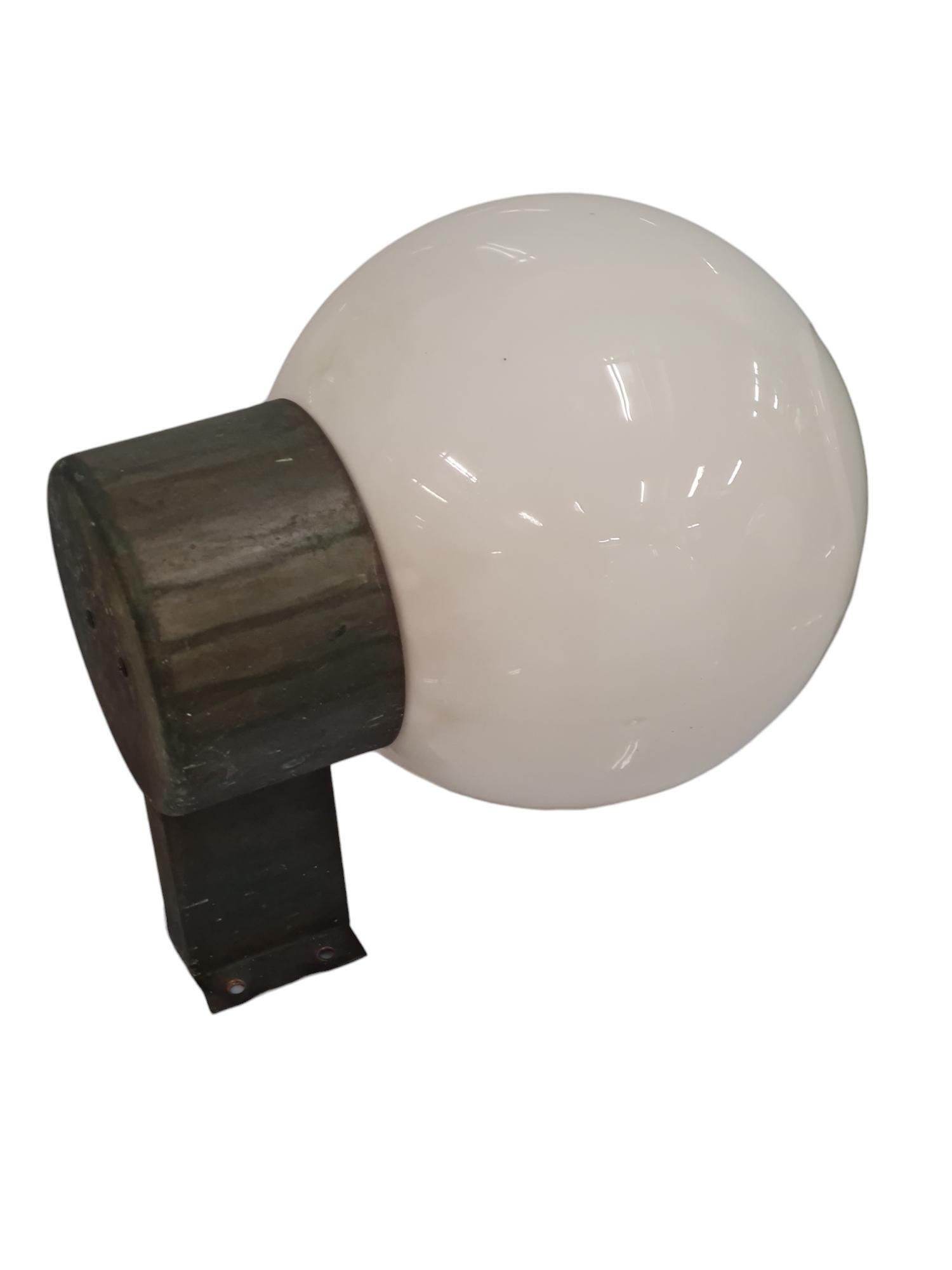 4 Lisa Johansson-Pape Brutalist Outdoor Wall Lights Model 17-037, Orno 1960 11