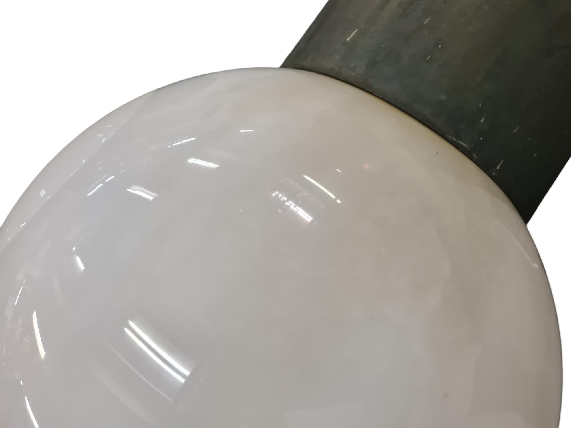 Metal 4 Lisa Johansson-Pape Brutalist Outdoor Wall Lights Model 17-037, Orno 1960