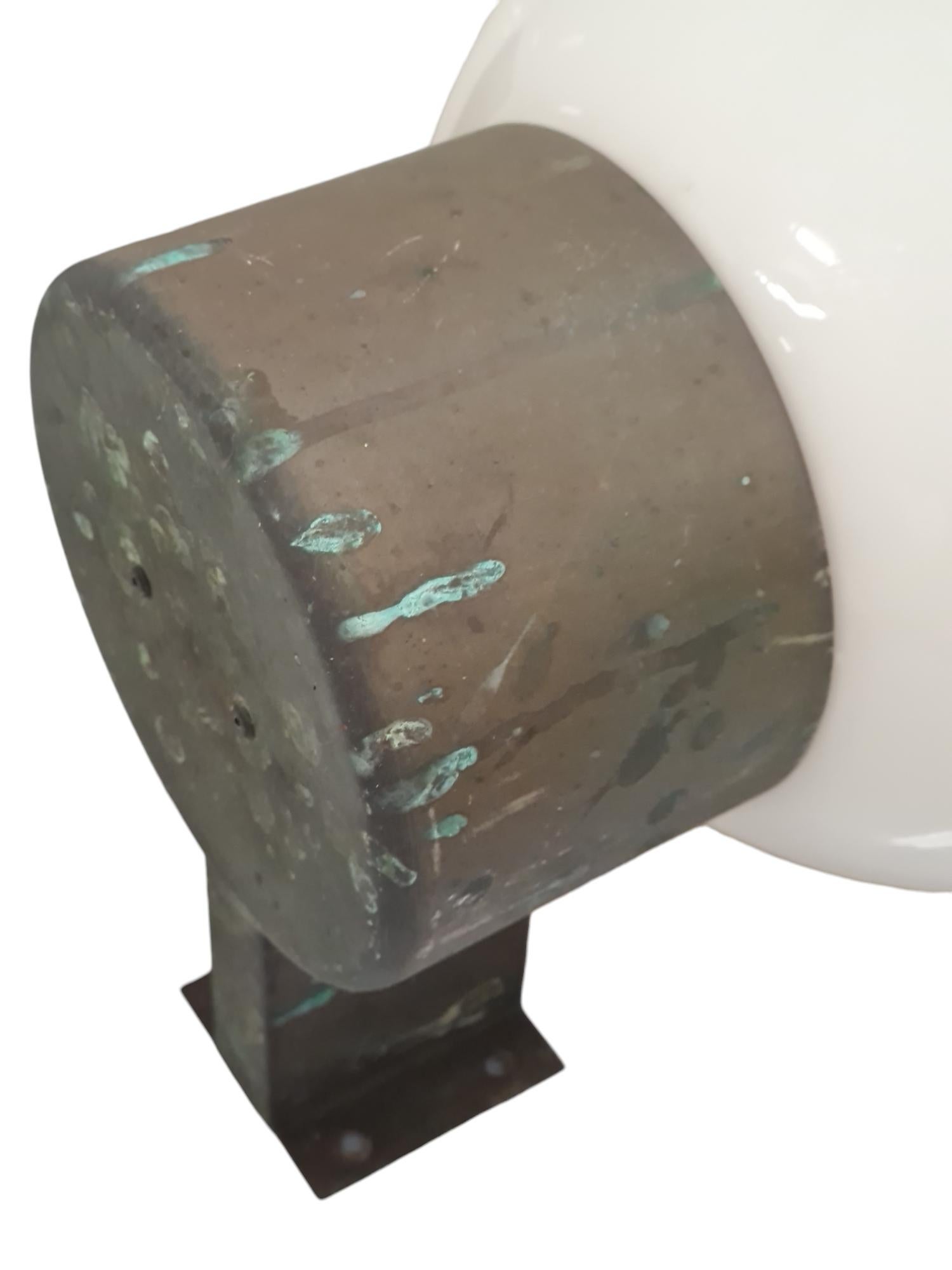 4 Lisa Johansson-Pape Brutalist Outdoor Wall Lights Model 17-037, Orno 1960 2