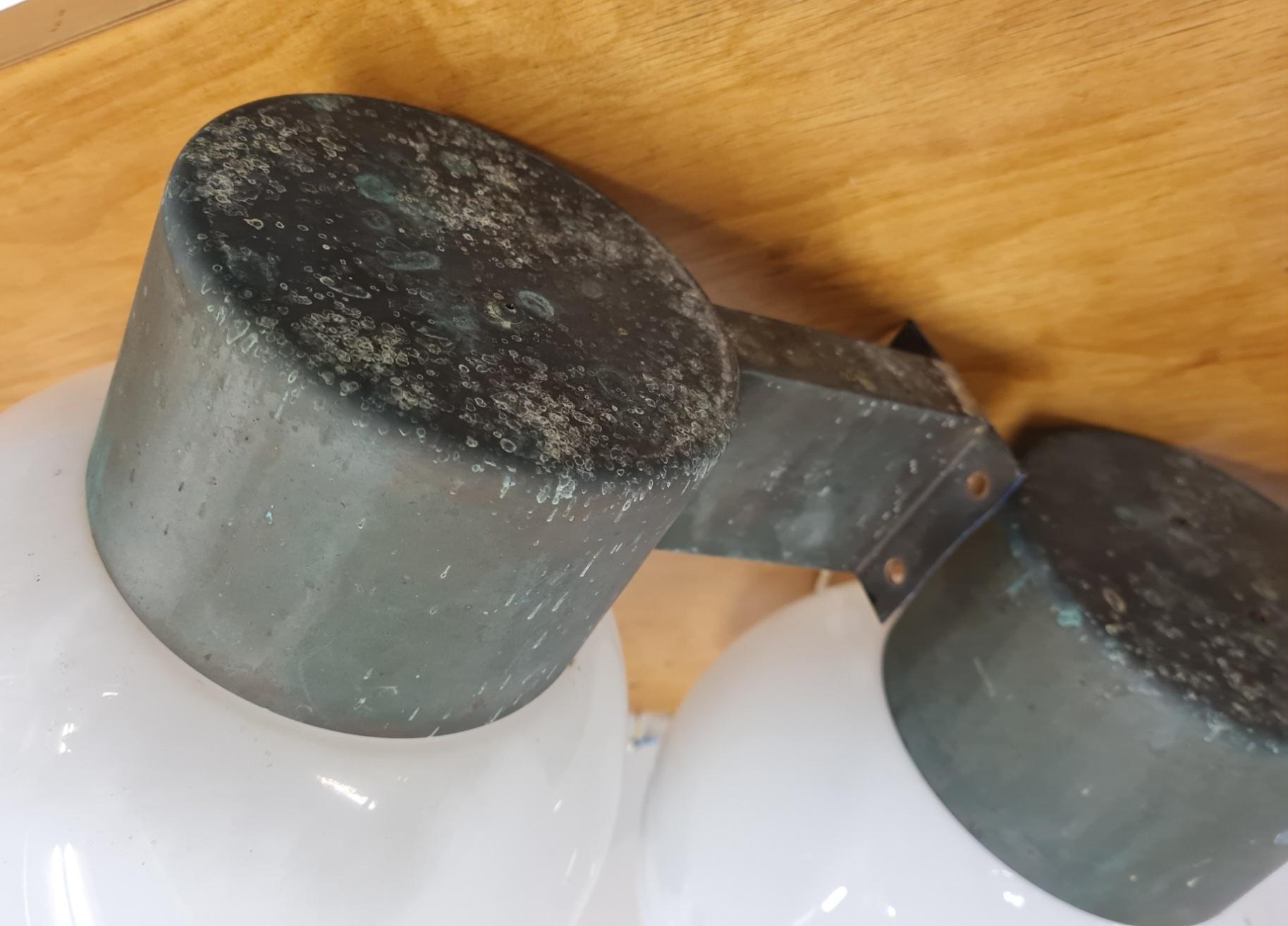 4 Lisa Johansson-Pape Brutalist Outdoor Wall Lights Model 17-037, Orno 1960 For Sale 3