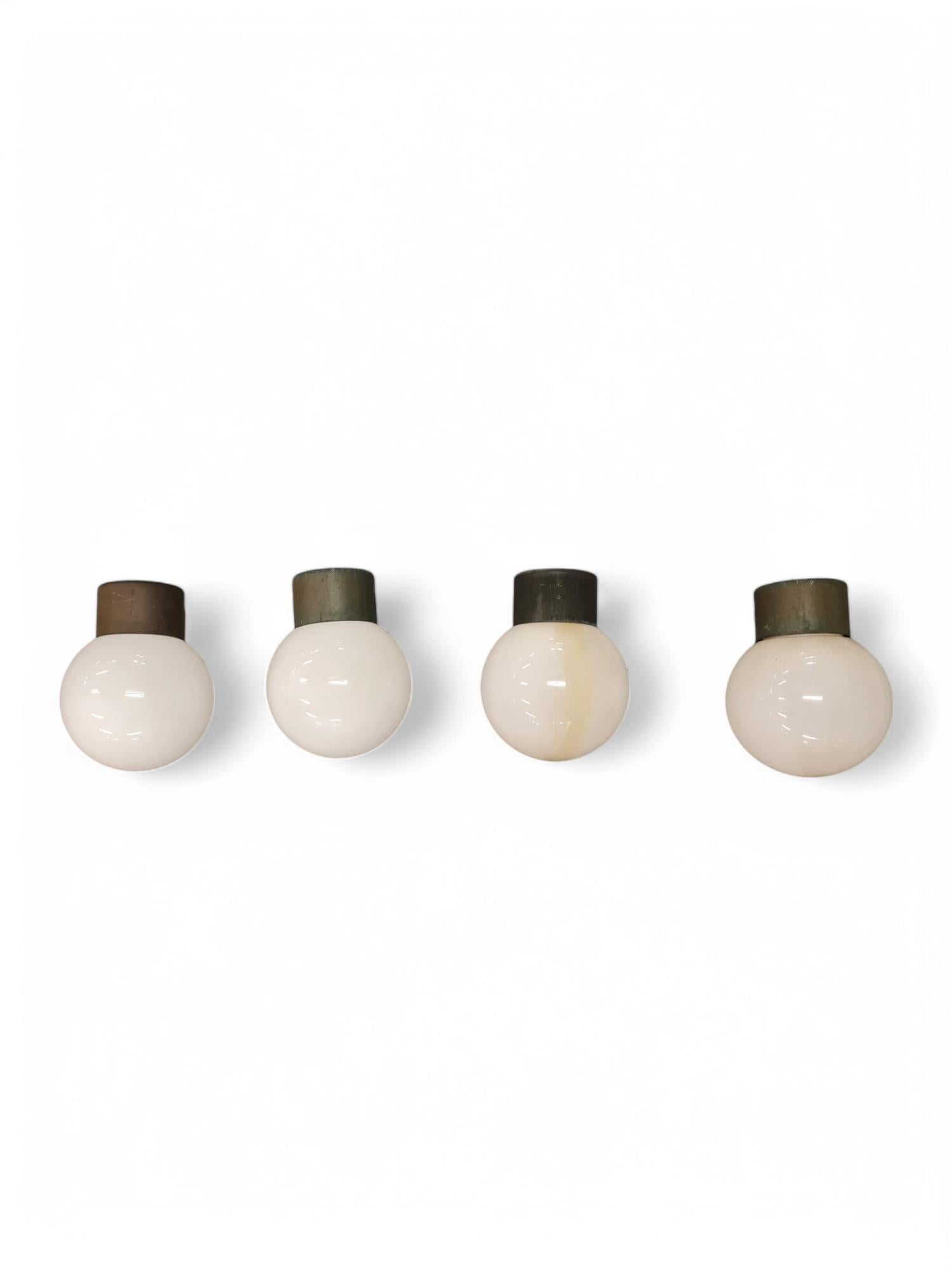 4 Lisa Johansson-Pape Brutalist Outdoor Wall Lights Model 17-037, Orno 1960 For Sale 11