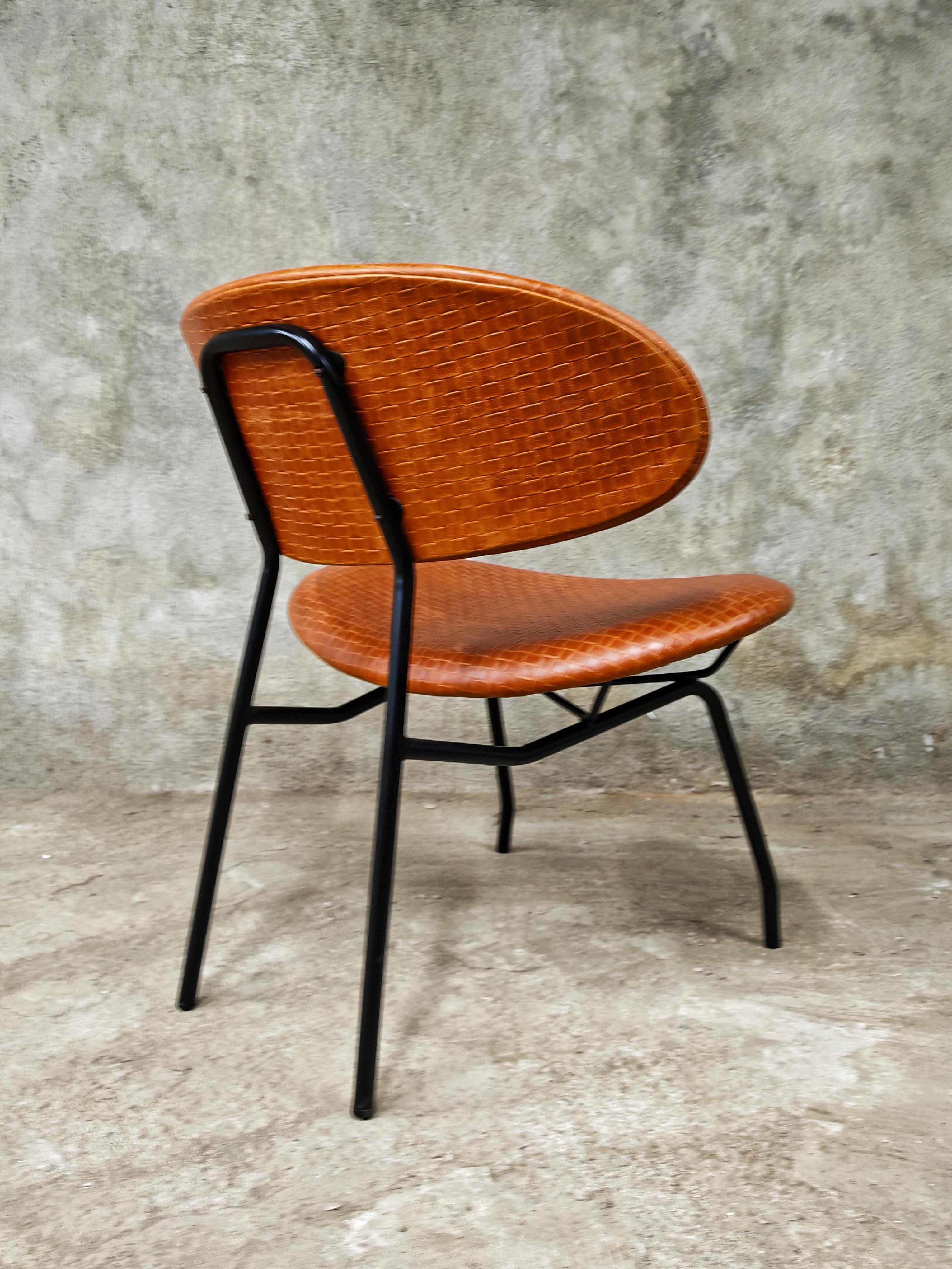 Metà XX secolo 4 Poltroncine di Rino Vernuccio per RIMA, completamente ristrutturate, Italia anni '50 in vendita