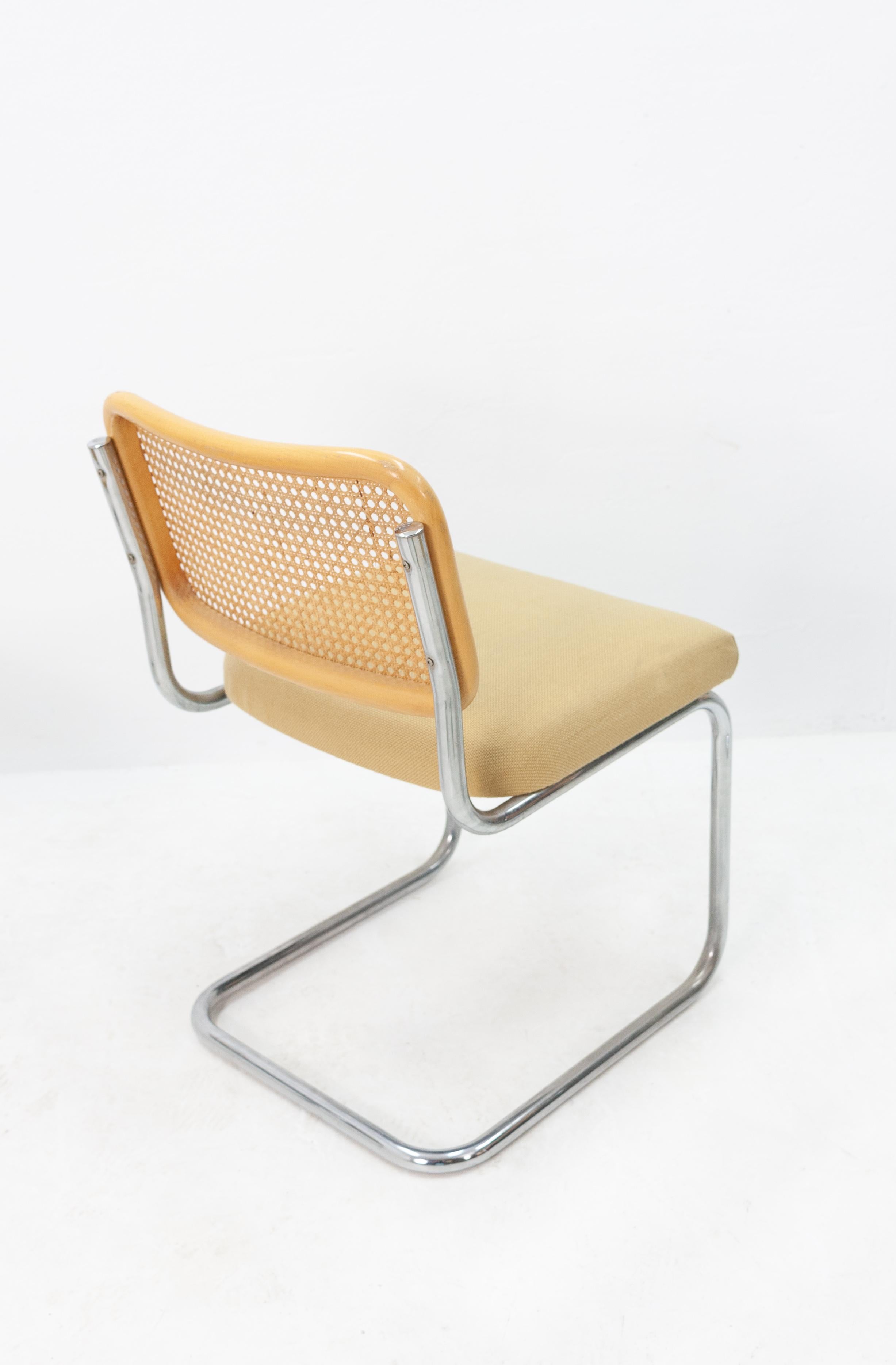Chrome 4 Marcel Breuer Cesca B32 Cantilever Chairs
