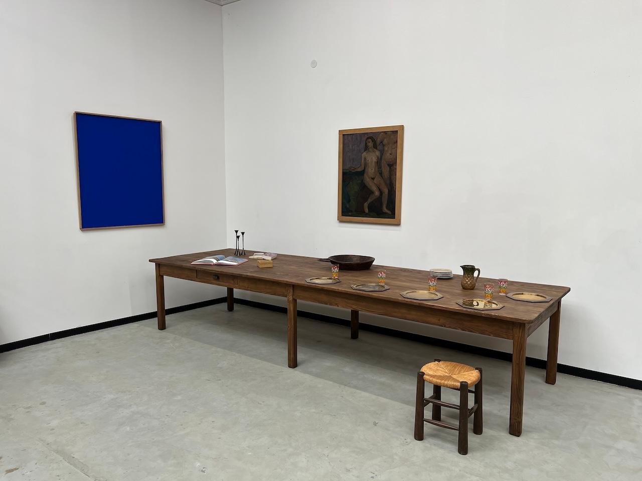 4 meter French farm table, 1950s 8