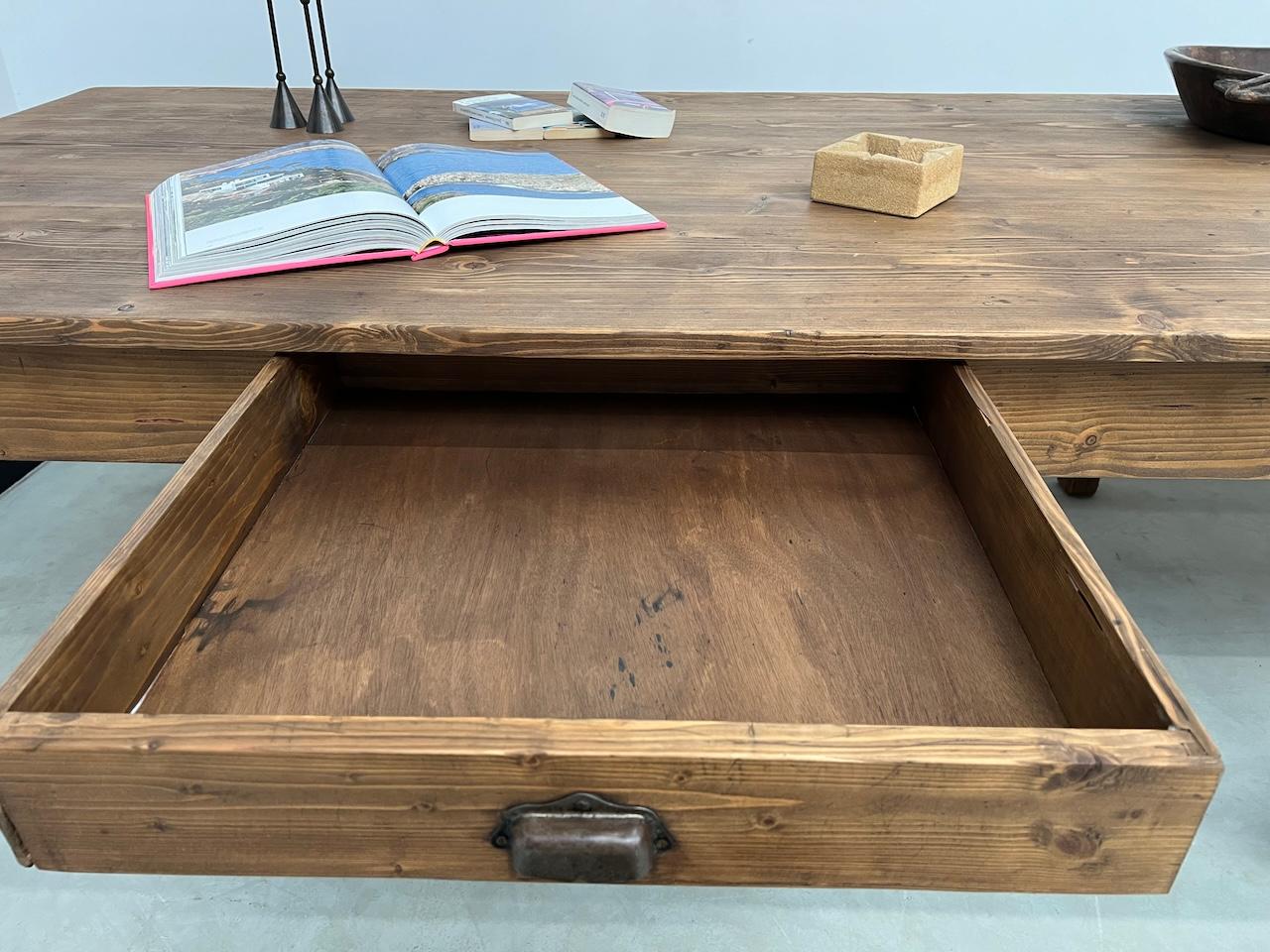 4 meter French farm table, 1950s 14