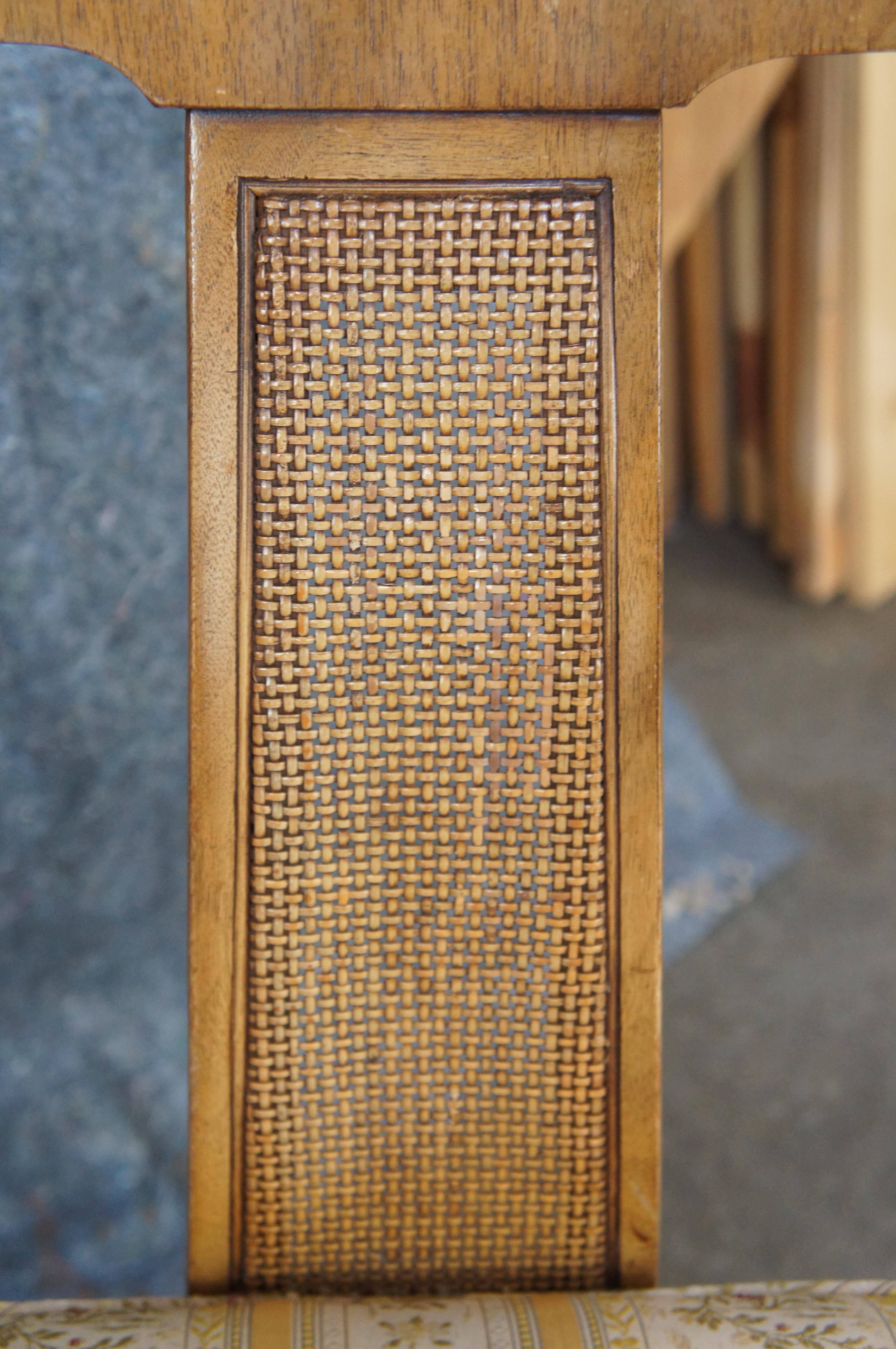 20th Century 4 Michael Taylor Tomlinson Sophisticate Walnut Dining Chairs Mid Century Modern