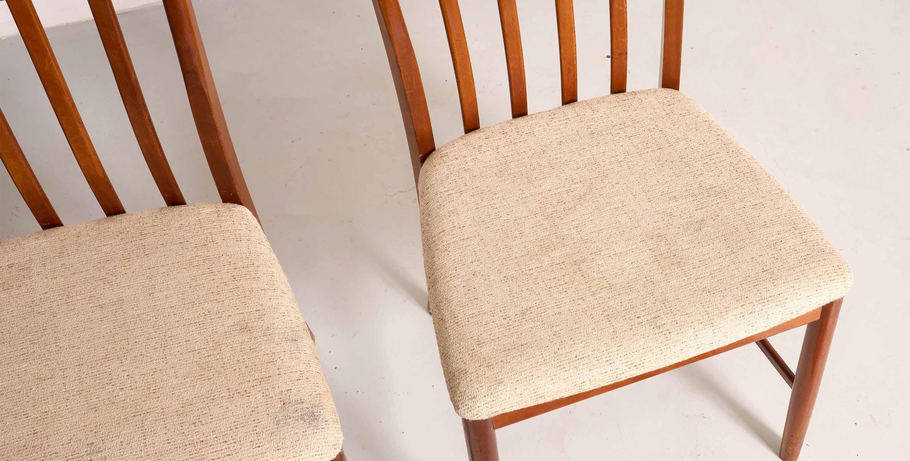 Mid-20th Century 4 Mid Century MCintosh dining chairs, Scandinavian style For Sale