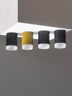 4 Lampade da soffitto MID-CENTURY-MODERN di Jacques Biny ed. LUMINALITE Francia 1950