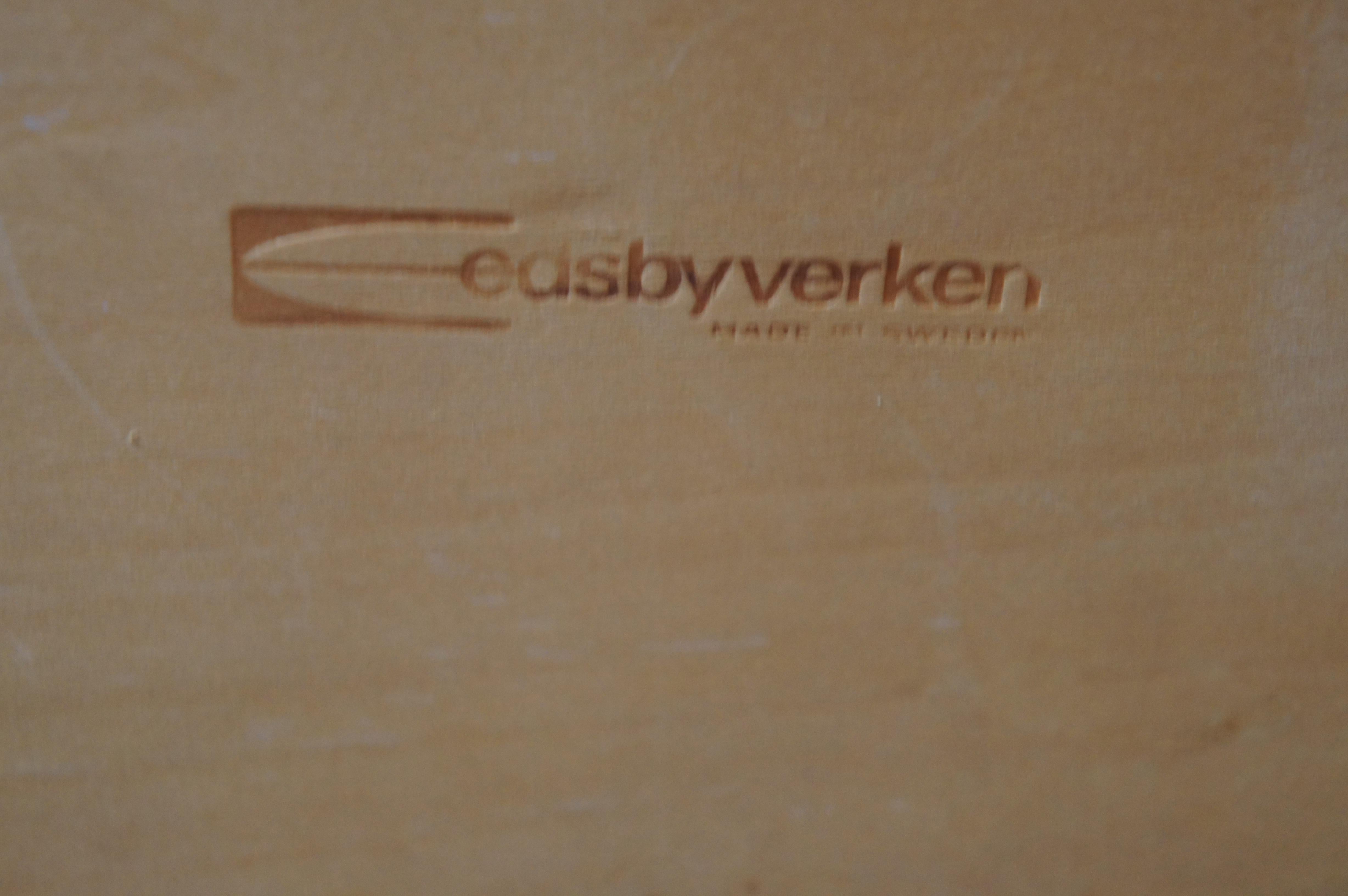 4 Mid Century Modern Sune Fromell & Jan Hallberg For Edsby Verken Arm Chairs im Angebot 1