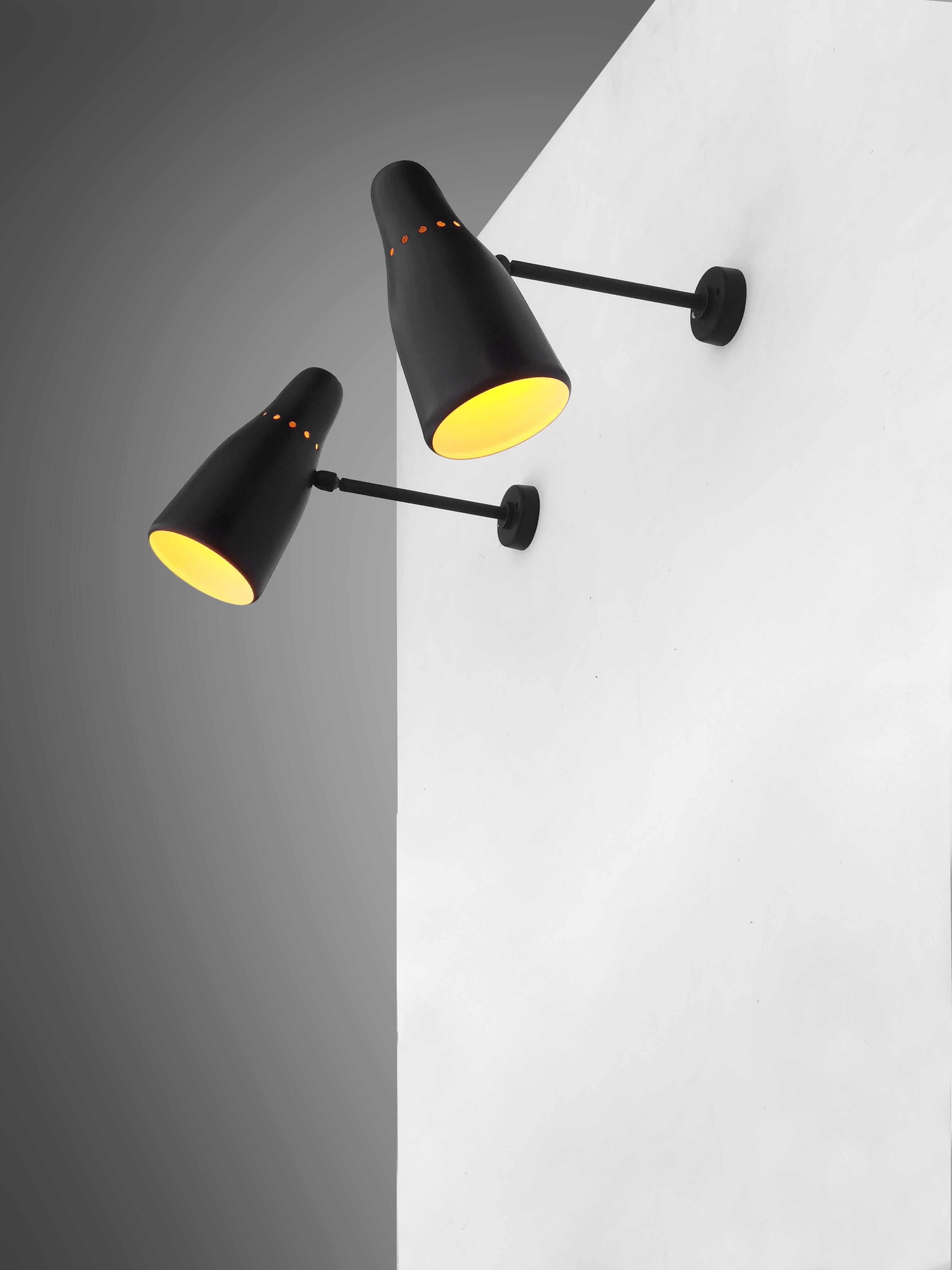 4 APARATOS DE PARED MODERNOS DEL MEDIO SIGLO by JACQUES BINY ed. LUMINALITE Francia 1950 en venta 3