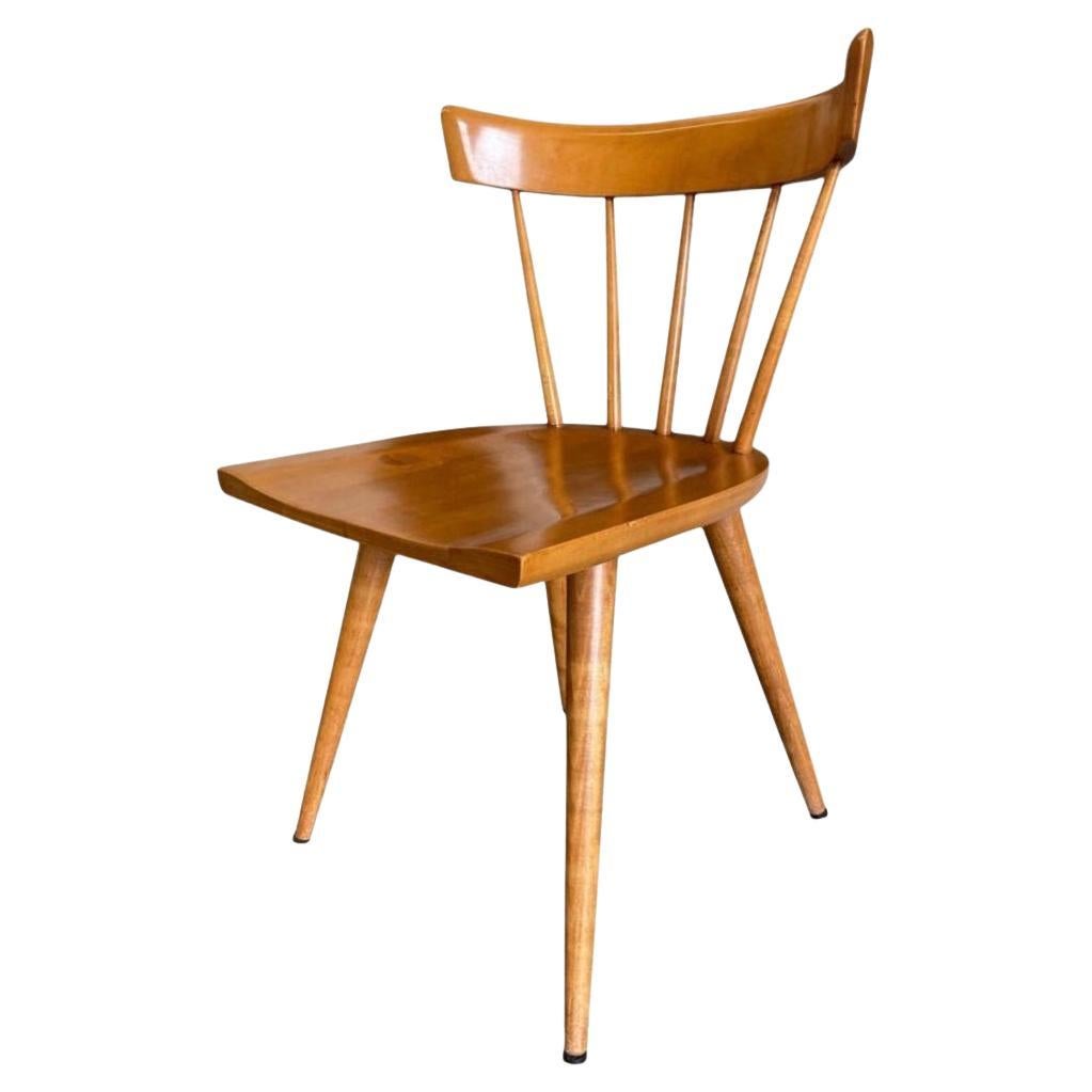 American 4 Mid-Century Paul McCobb Planner Group Dining Chairs Maple Spindle Back Chairs For Sale