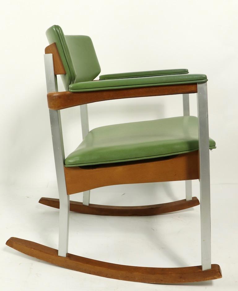 4 Mid Century Rocking Chairs by Thonet For Sale 7