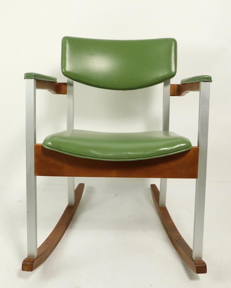4 Mid Century Rocking Chairs by Thonet For Sale 9