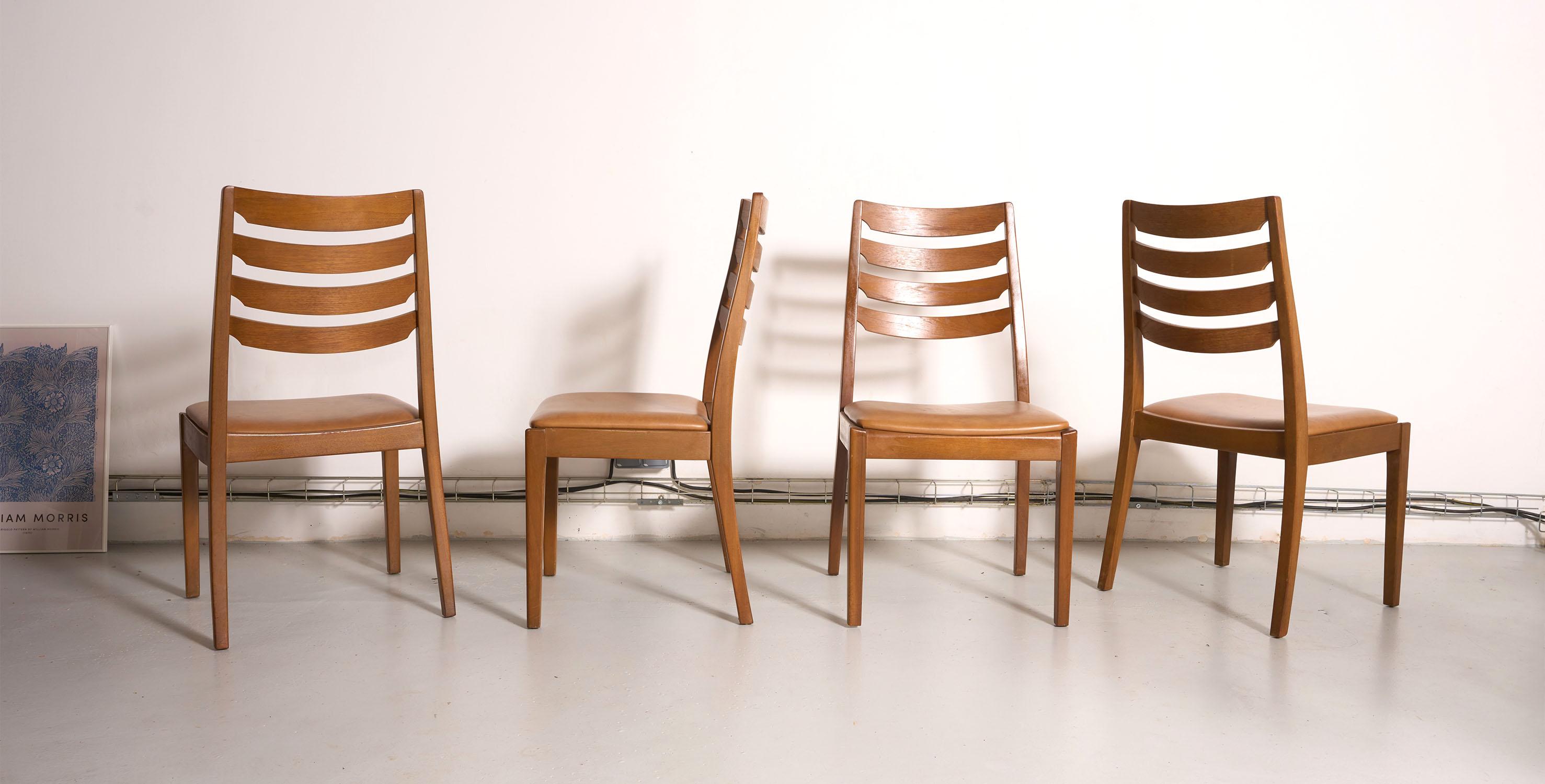 teak dining chairs set of 4