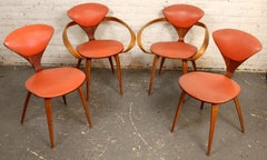 4 Mid-Century Vintage Norman Cherner Chairs by Plycraft