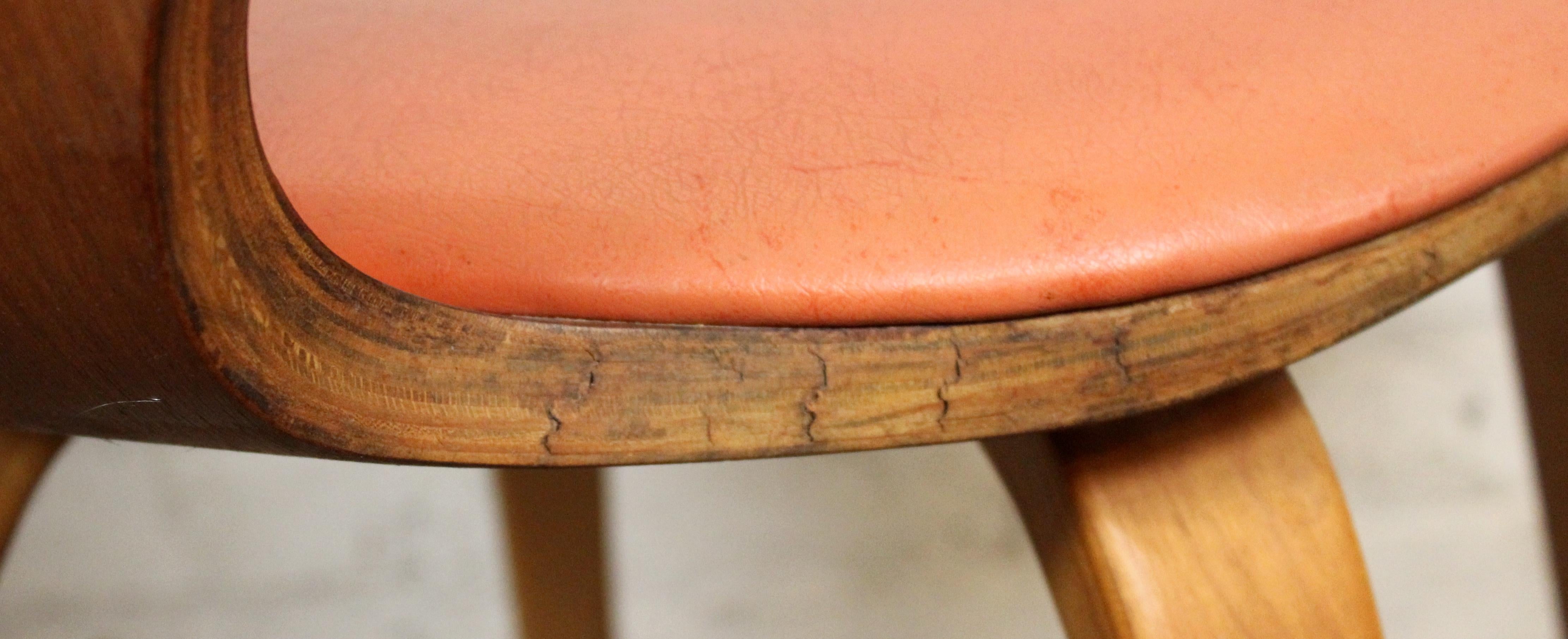 Plywood 4 Mid-Century Vintage Norman Cherner Chairs by Plycraft For Sale