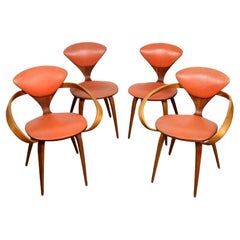 4 Sillas Norman Cherner Vintage de mediados de siglo by Plycraft