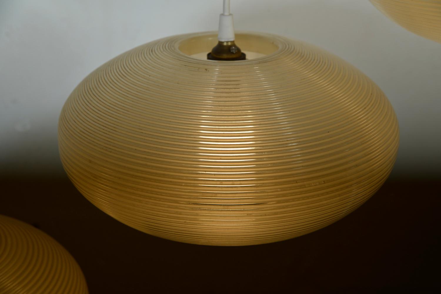 XX secolo 4 Lampadari a soffitto Rotaflex del Midcentury di John & Sylvia Reid 1950s British in vendita