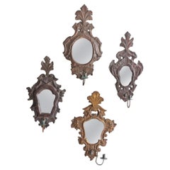 4 Mirrored Wall Sconces