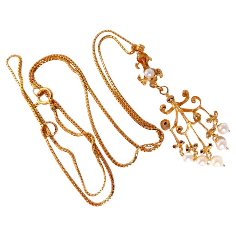 Collier De Perles En Galalithe Vintage - Style Rétro - Très Bon État
