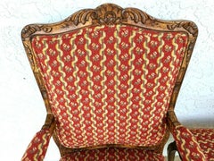 Newly Upholstered French Provincial Louis XV Dining Chairs