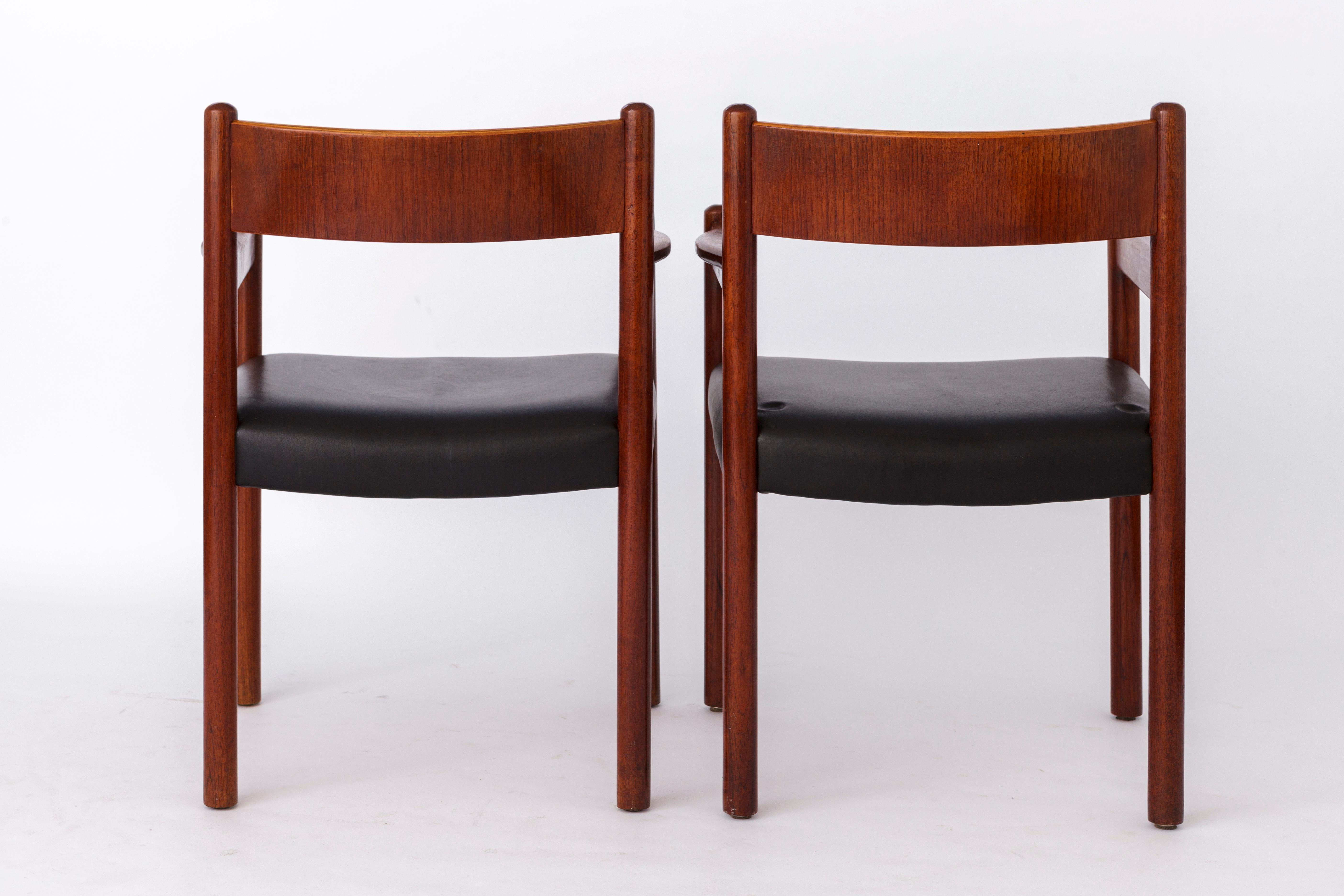 4 de 8 Sillones Vintage, Años 60, Daneses, Teca en venta 1
